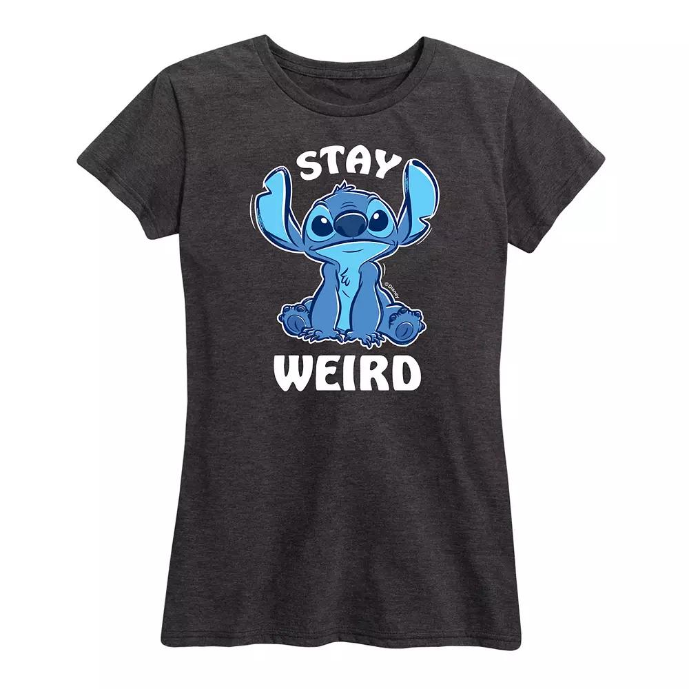 Disney's Lilo & Stitch Women's Stay Weird Graphic Tee,  Product Image