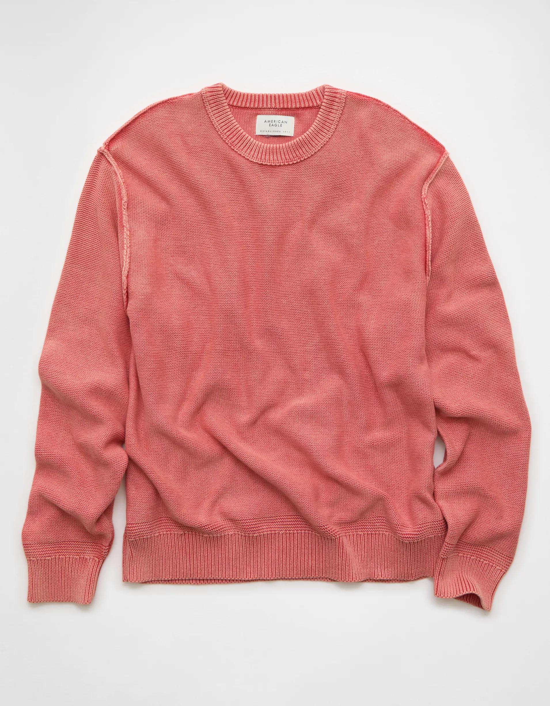 AE Washed Reverse Sweater Product Image