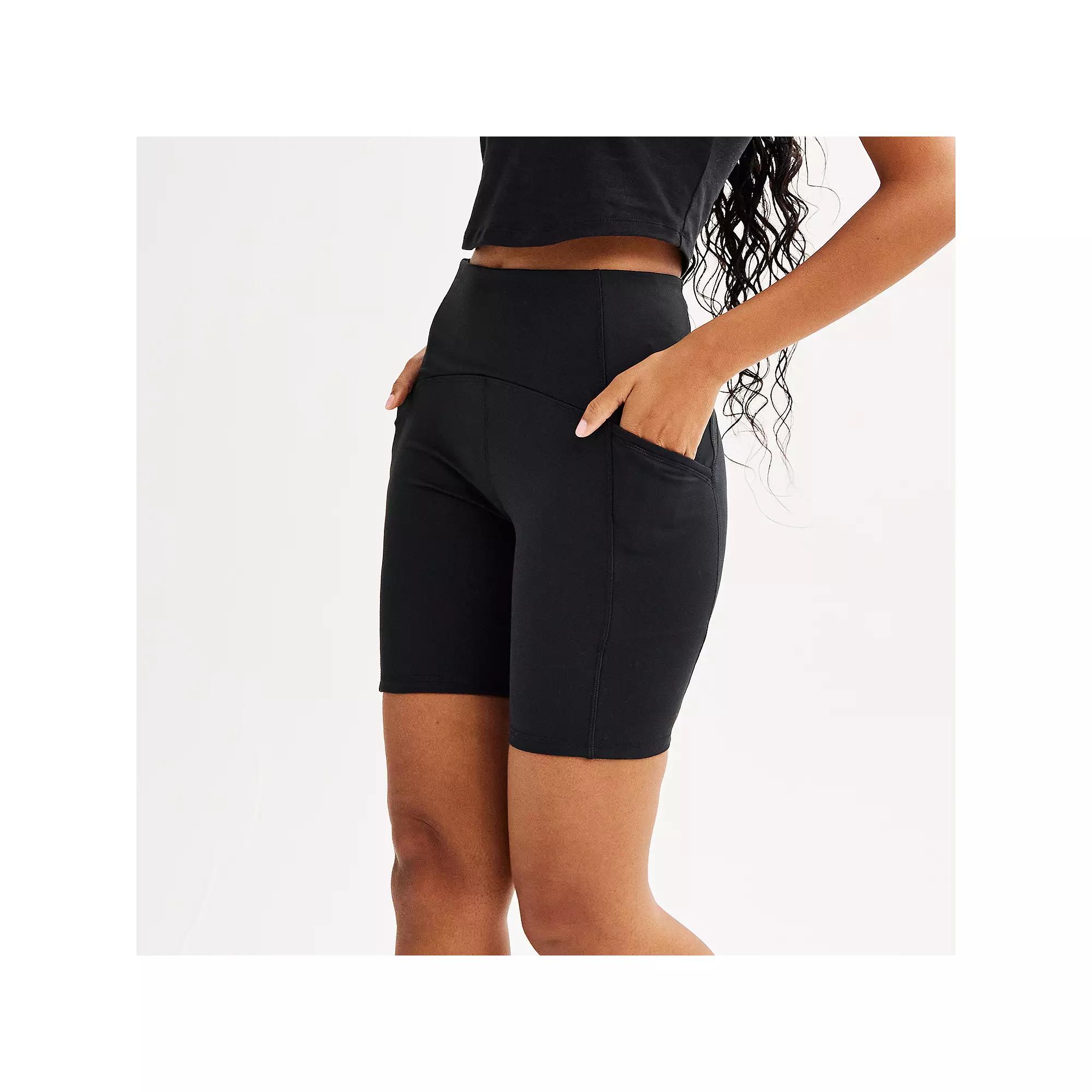 Juniors' SO® Sporty Pocket Bike Shorts, Girl's,  Product Image