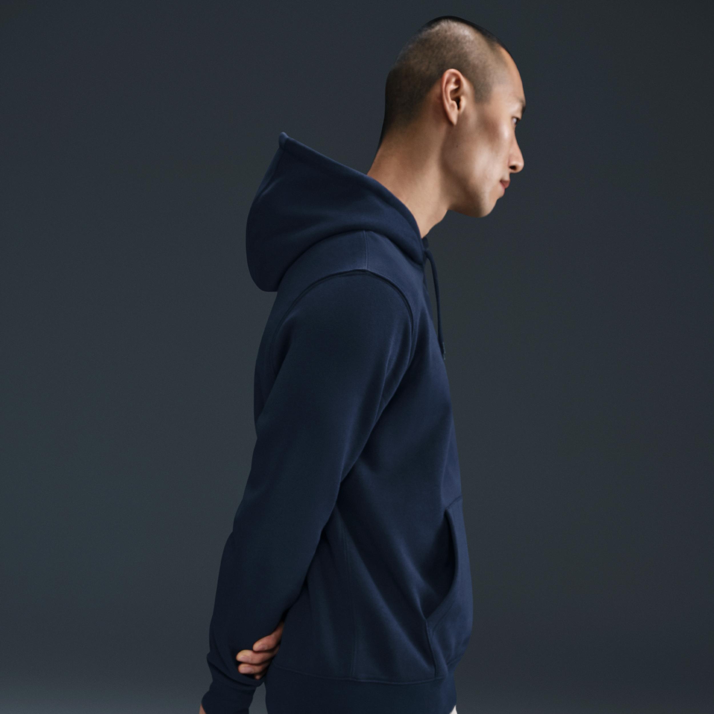 Nike Mens Club Pullover Fleece Hoodie | FN3859-451 Product Image