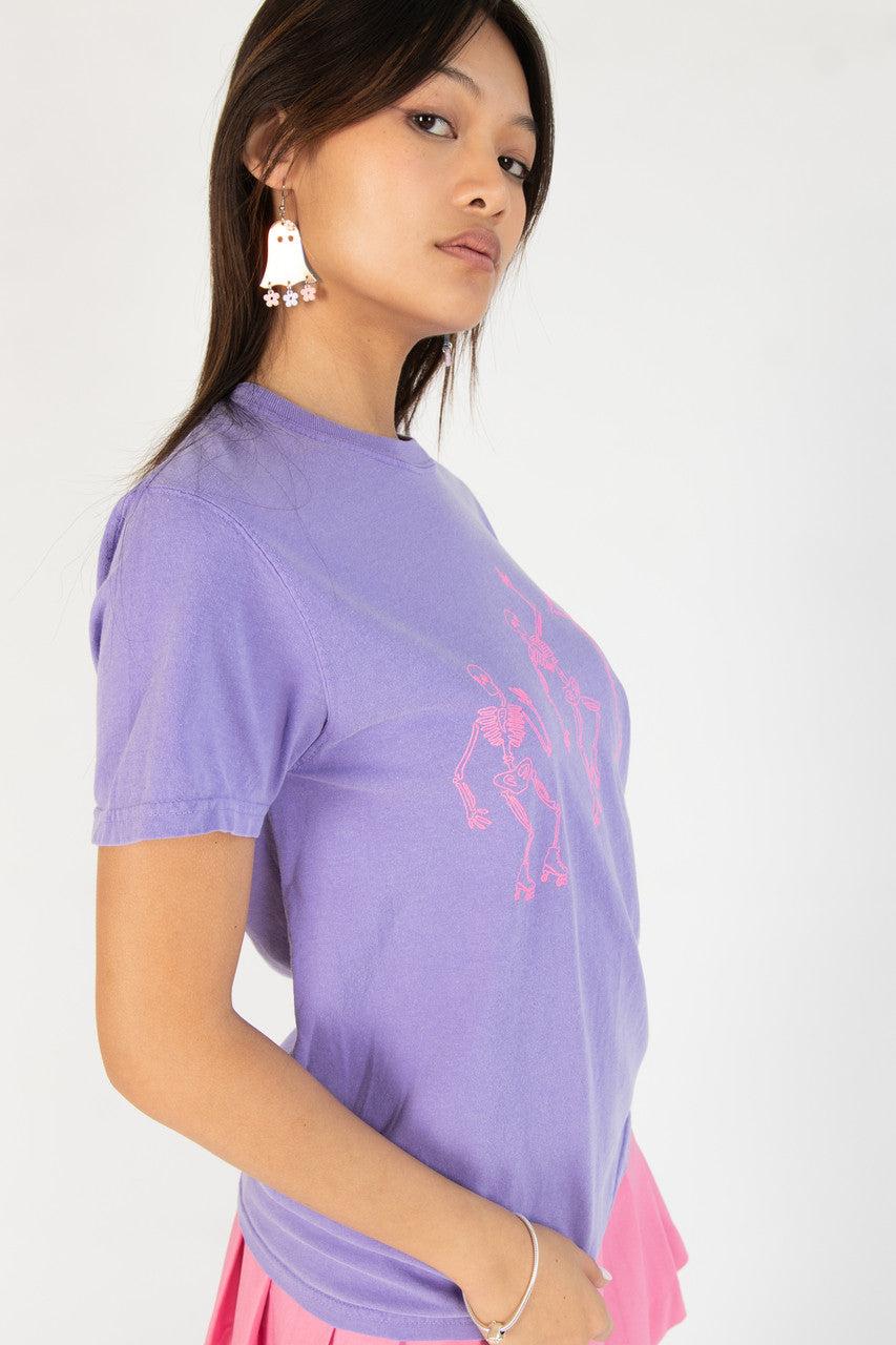 Oversized Roller Skate Skeleton Shirt Product Image