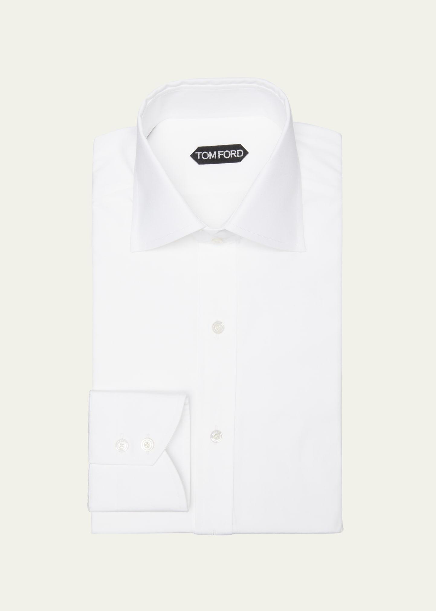 Mens Classic Fit Cotton Dress Shirt Product Image