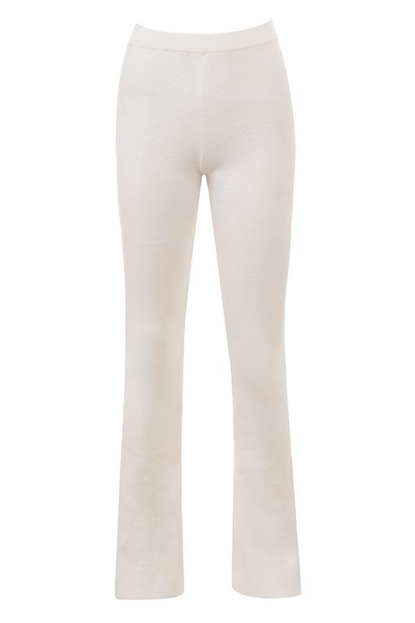 Wren  ivory cashmere slim cigarette pants Product Image