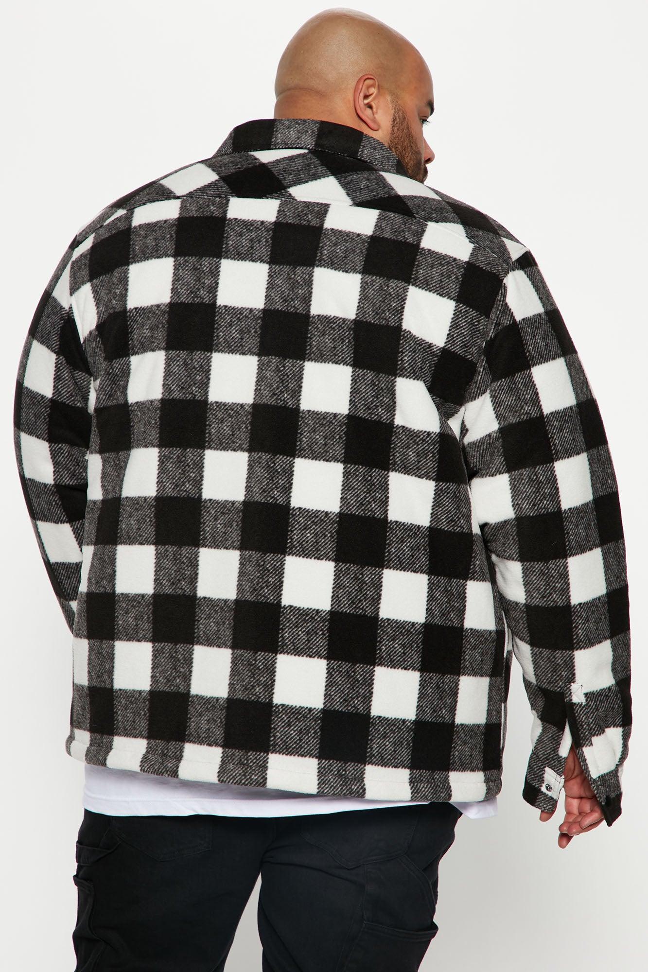 Lumber Flannel Shacket - Black/combo Product Image