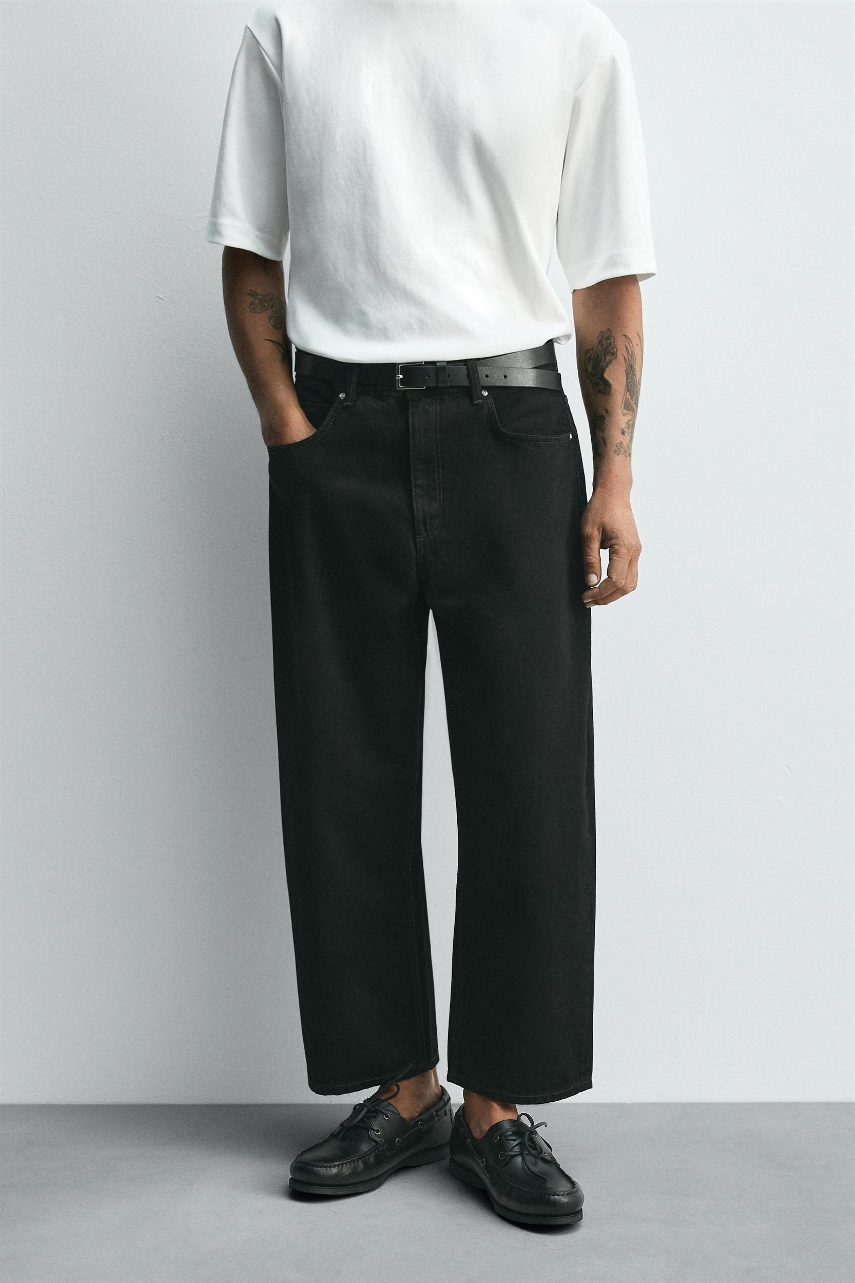 TAPERED WIDE FIT JEANS Product Image