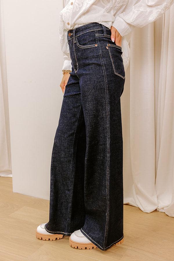 JUDY BLUE Saylor High Waist Wide Leg Jean Product Image