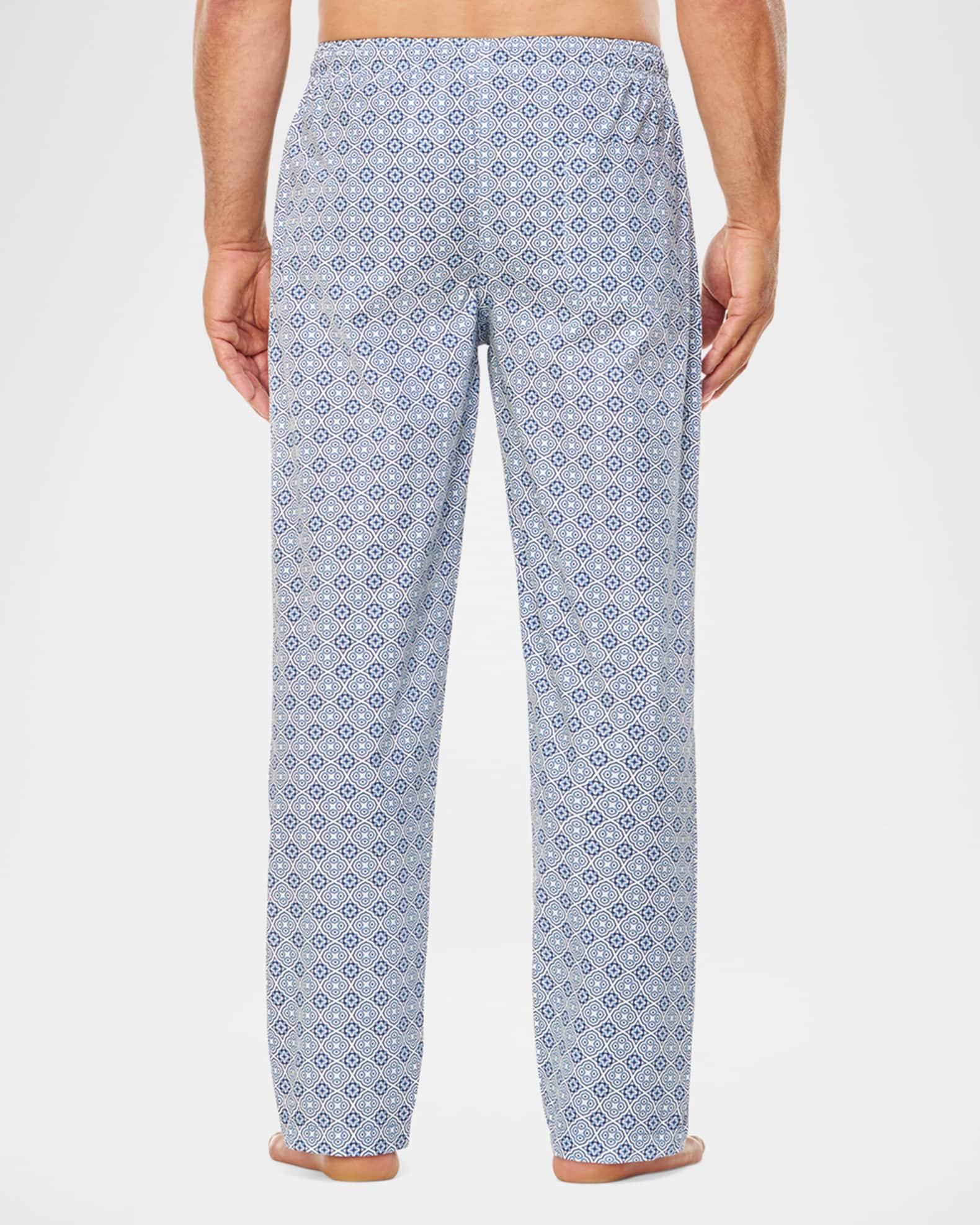 Men's Cotton Grecian-Print Lounge Pants Product Image