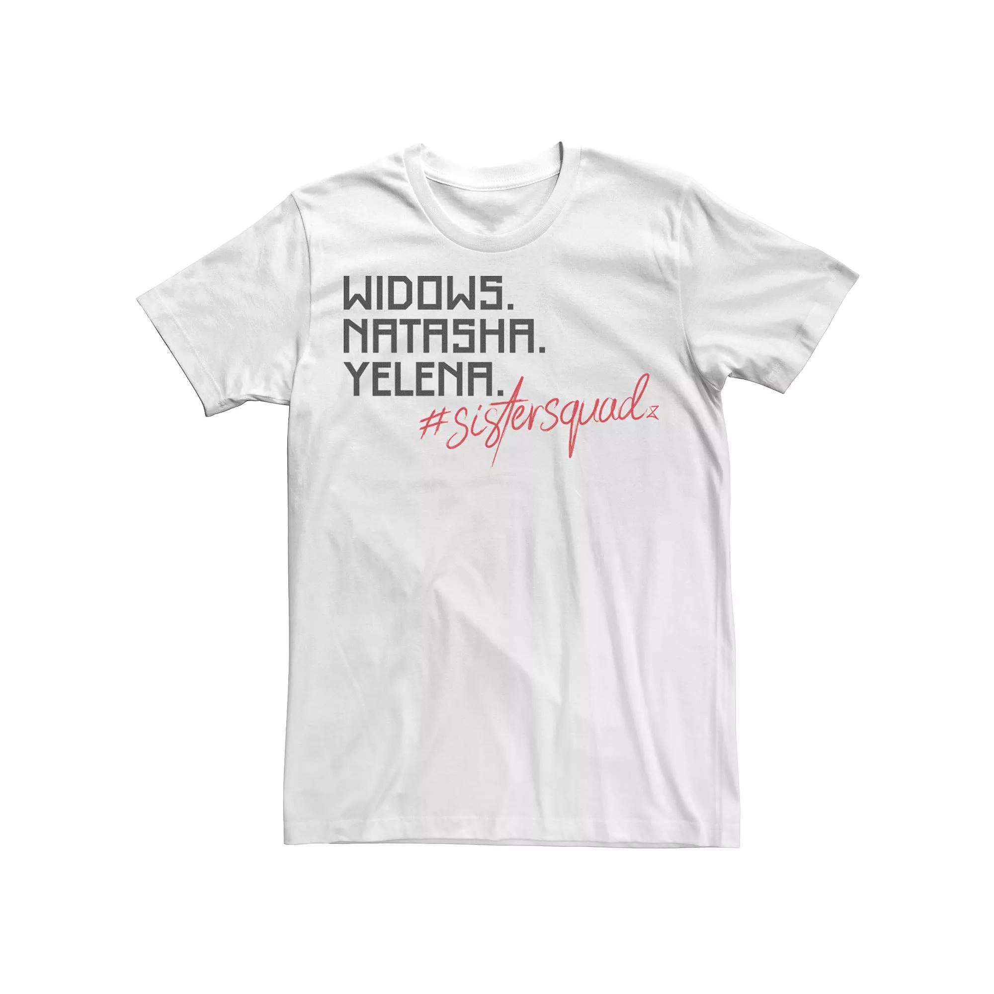 Men's Marvel Black Widow Natasha Yelena Sister Squad Tee,  Product Image