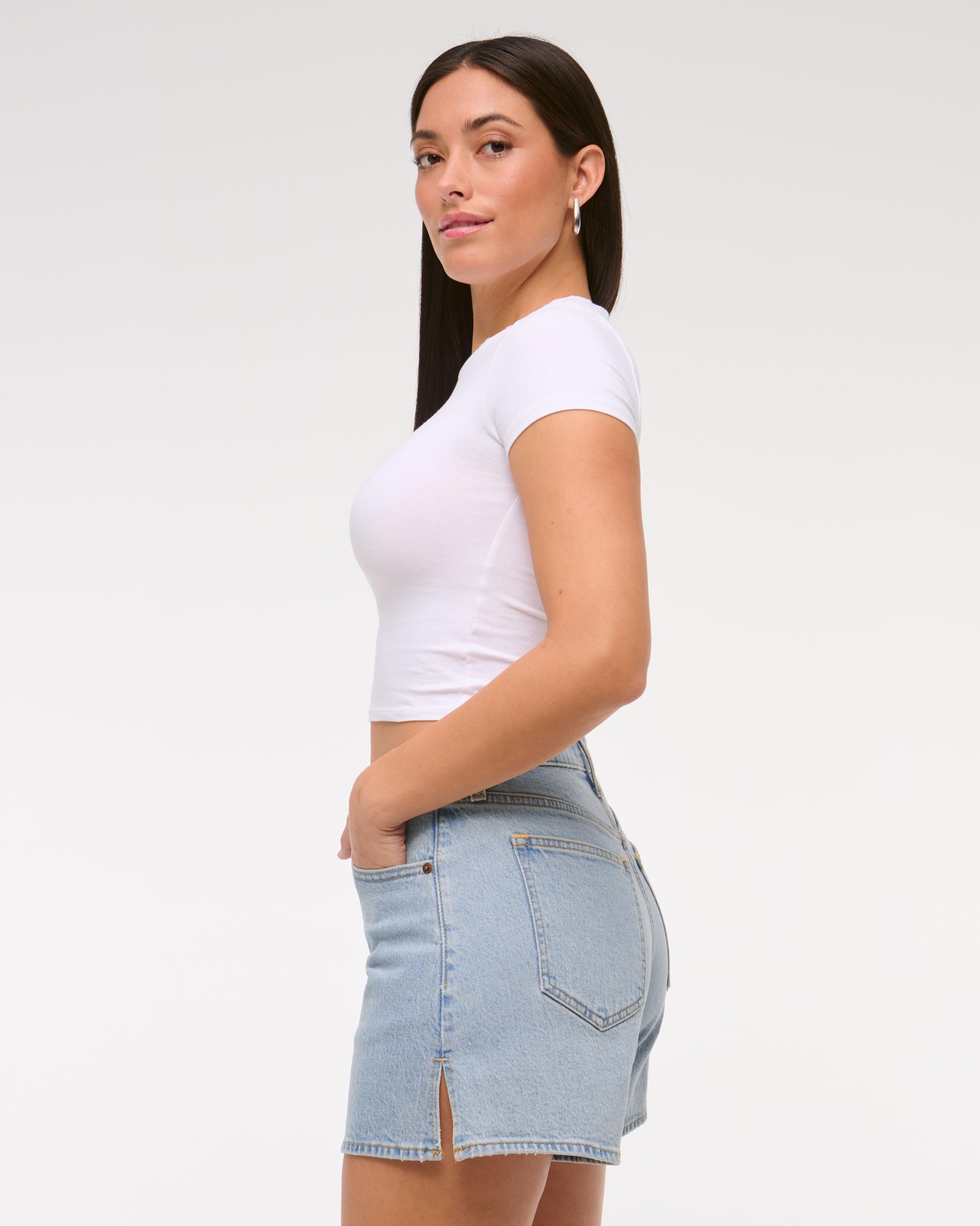 Curve Love High Rise Dad Short Product Image