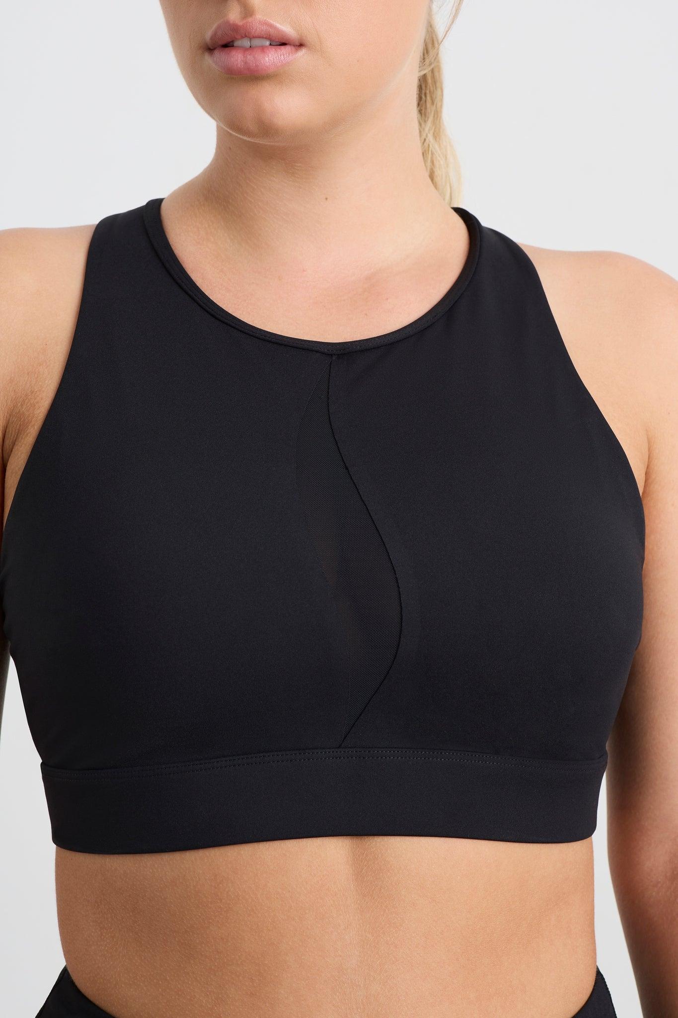 Spliced Mesh Sports Bra 370 Product Image