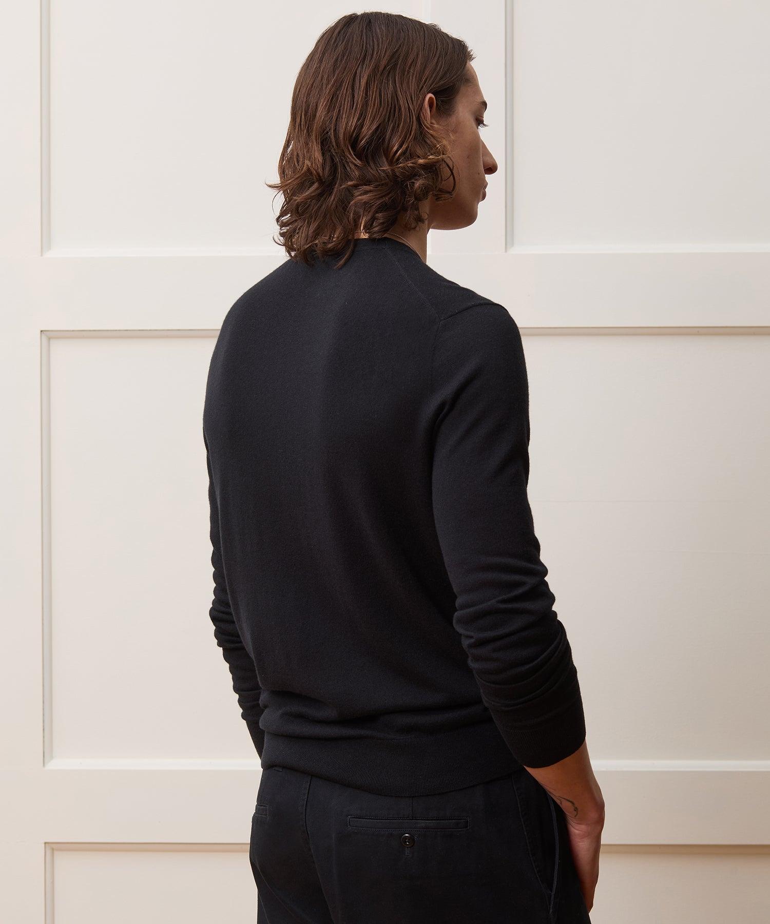 Silk-Cashmere Crewneck Sweater Product Image