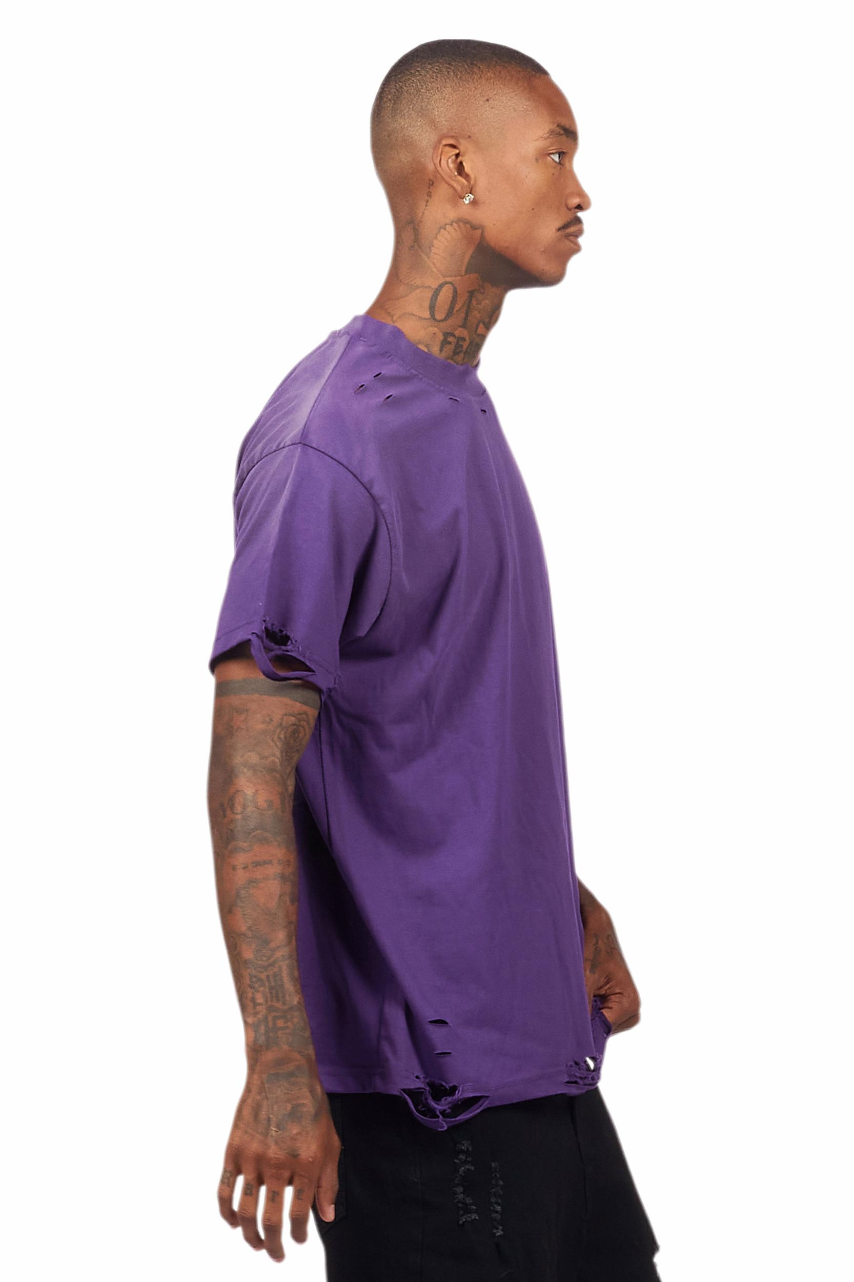 Nyokia Purple Oversized T-Shirt Female Product Image