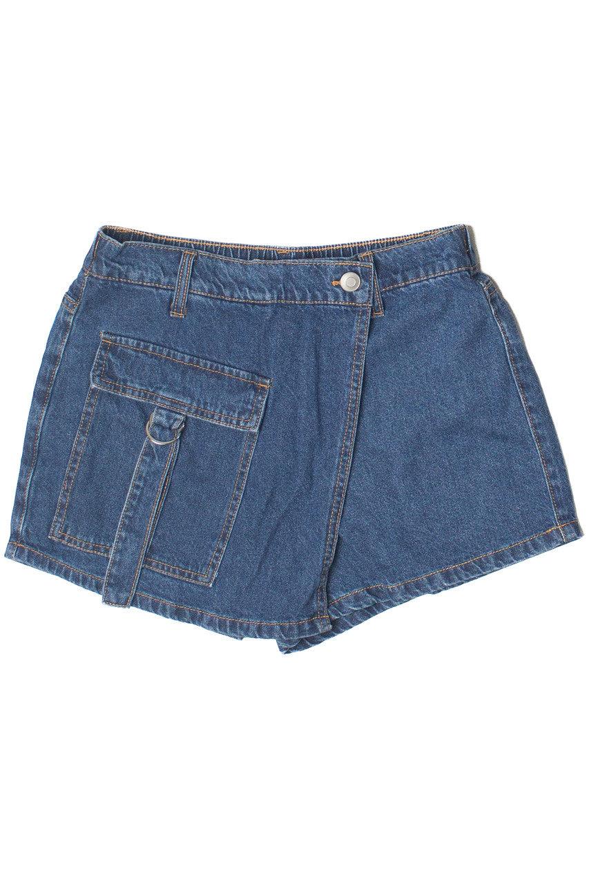 Denim Cargo Pocket Skort Product Image
