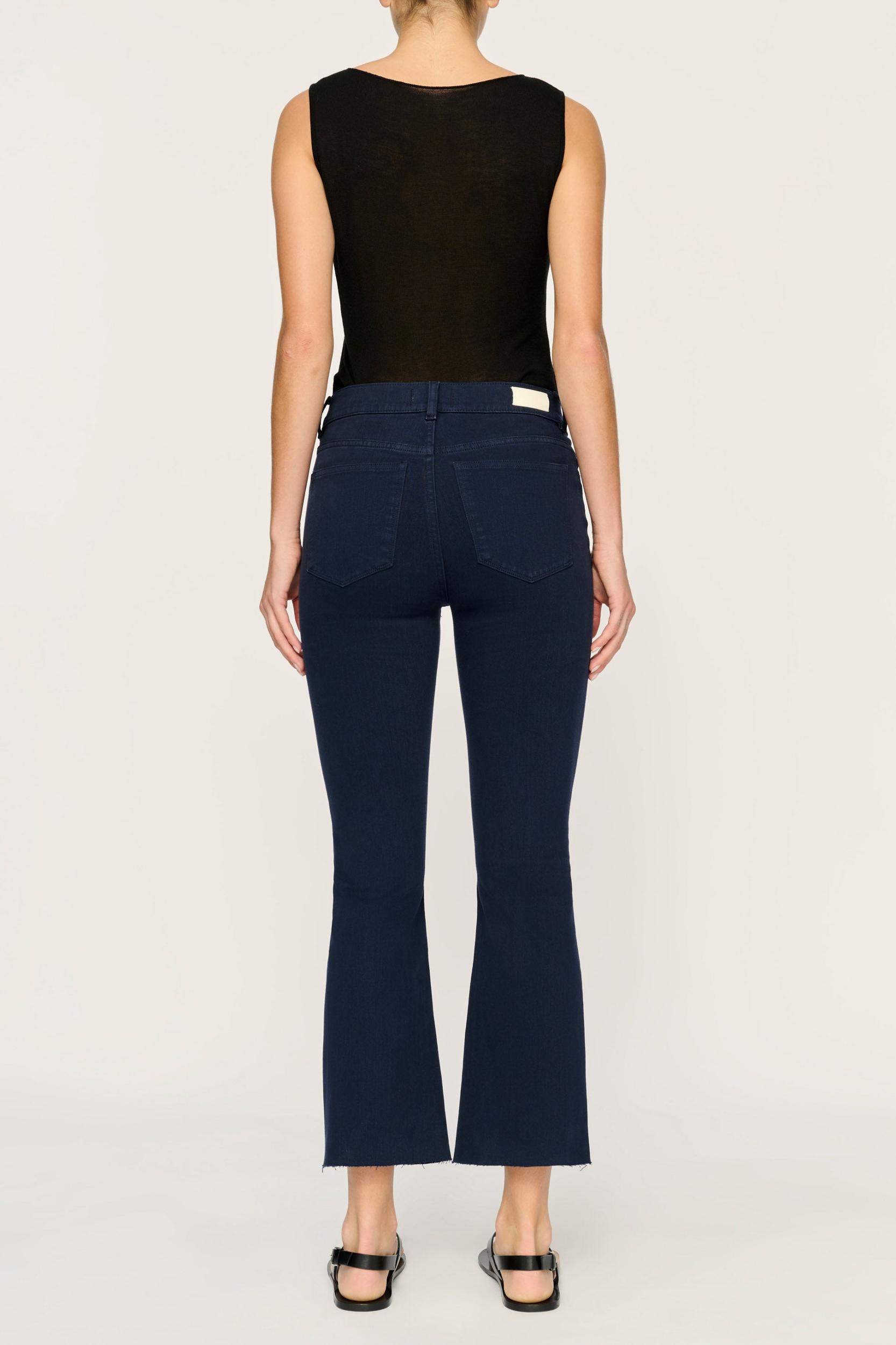 Bridget Boot High Rise Instasculpt Crop Jeans - Marine Product Image