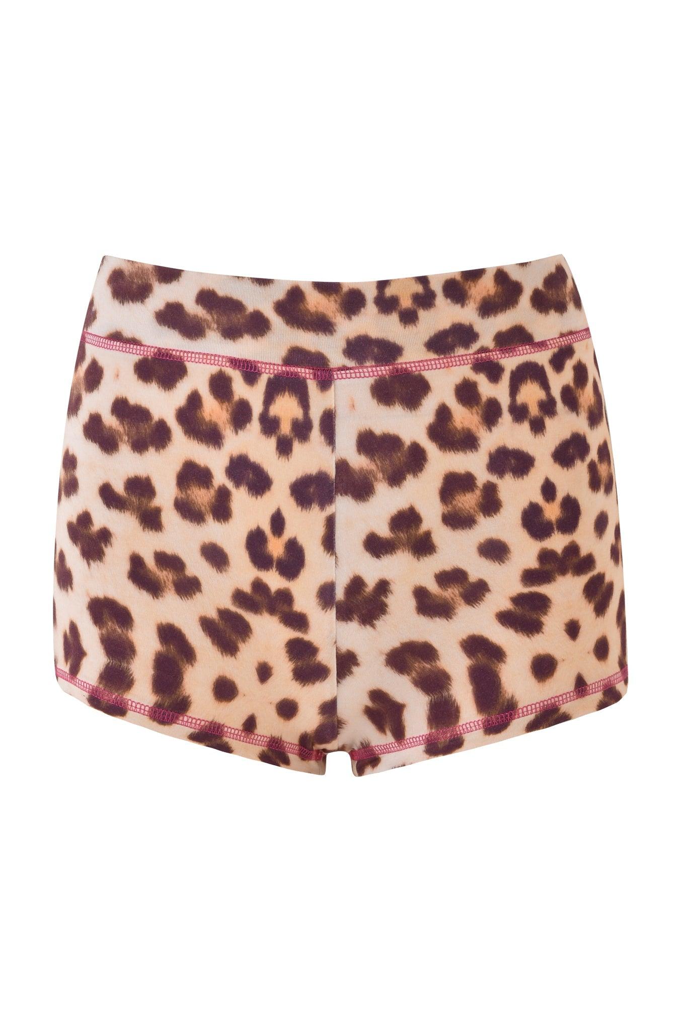 BLARE SHORT - NEUTRAL : LEOPARD : WILD CARD Product Image