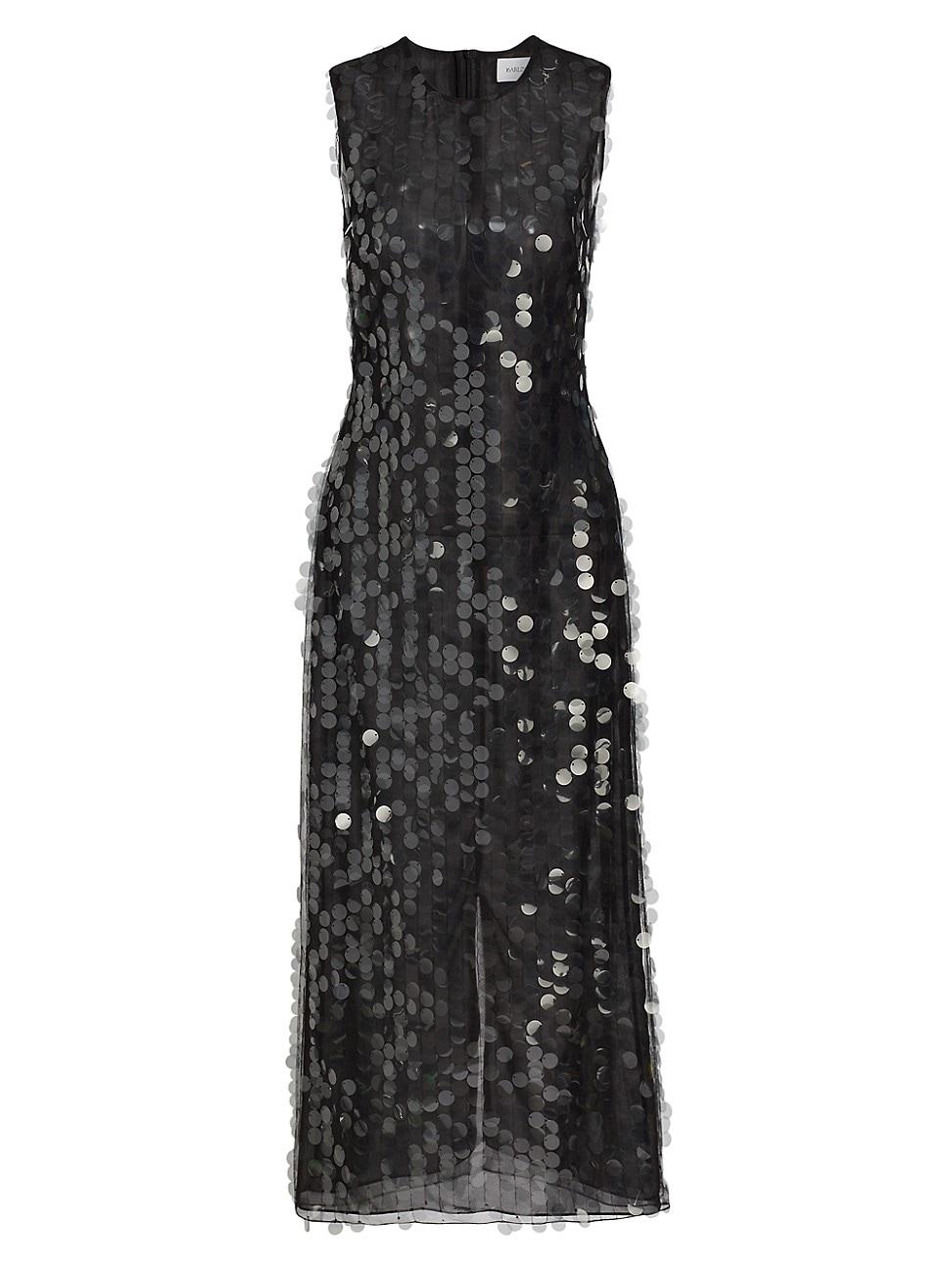 Womens Tovia Paillettes Sheath Midi-Dress Product Image