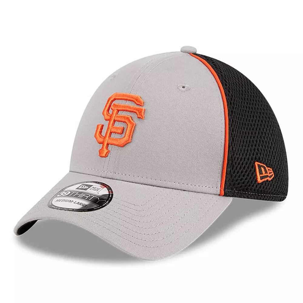 Men's New Era Gray San Francisco Giants Pipe 39THIRTY Flex Hat, Size: Medium/Large, Grey Product Image