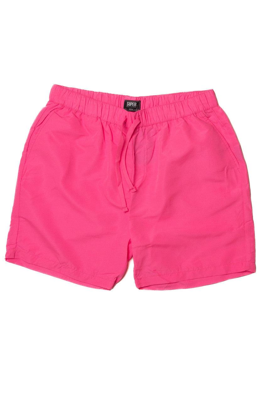 Neon Pink Nylon Short Product Image