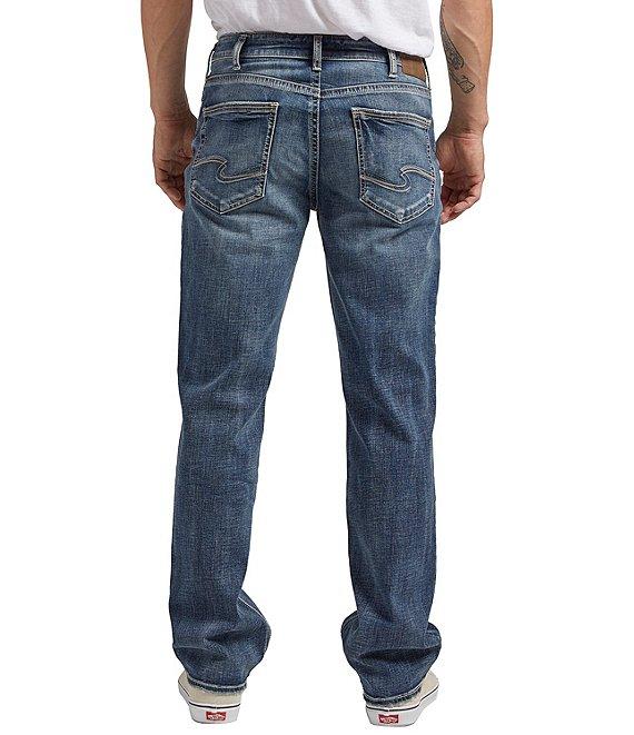 Silver Jeans Co. Grayson Straight Leg MAX FLEX Dark Wash Jeans Product Image