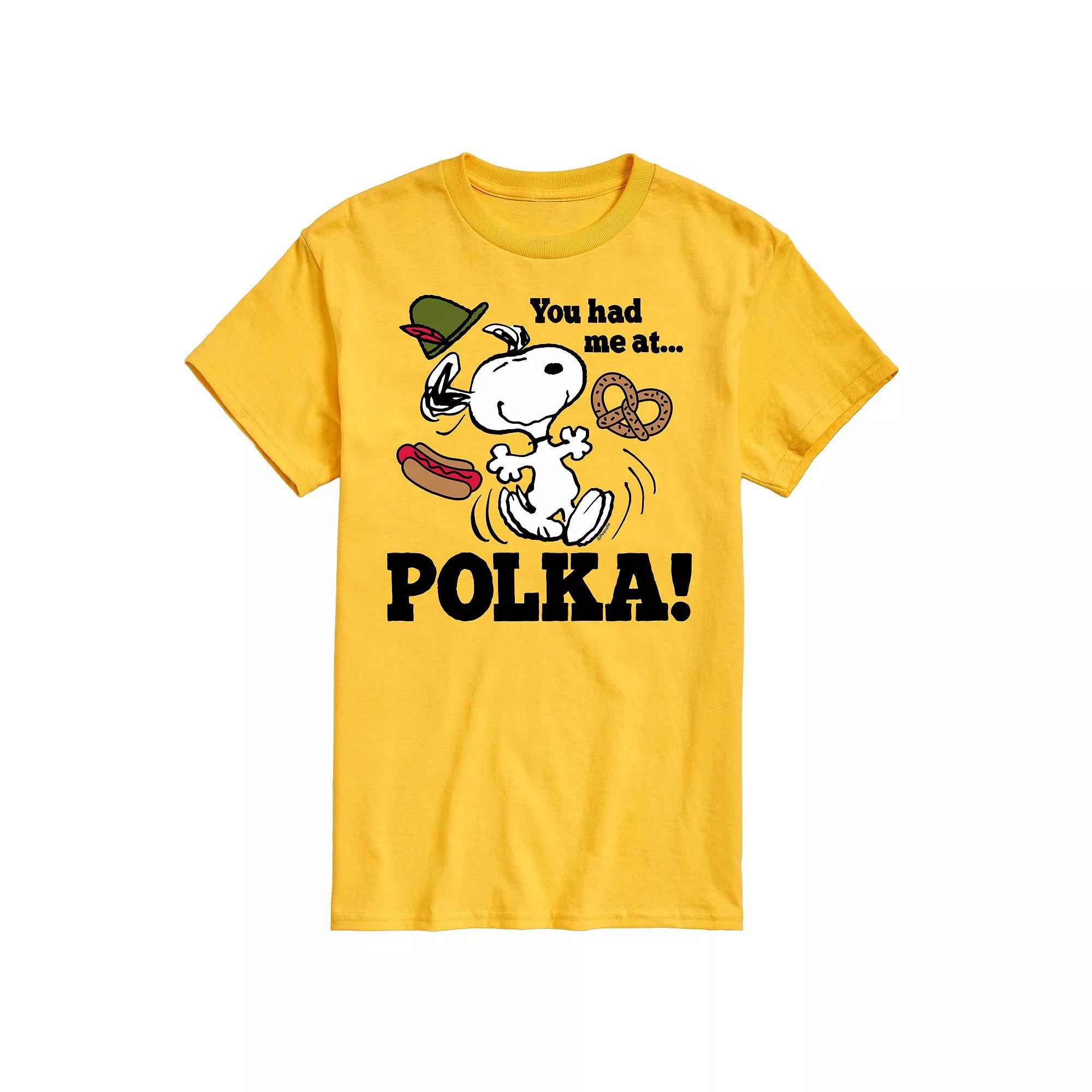 Men's Peanuts You Had Me At Polka Graphic Tee,  Product Image