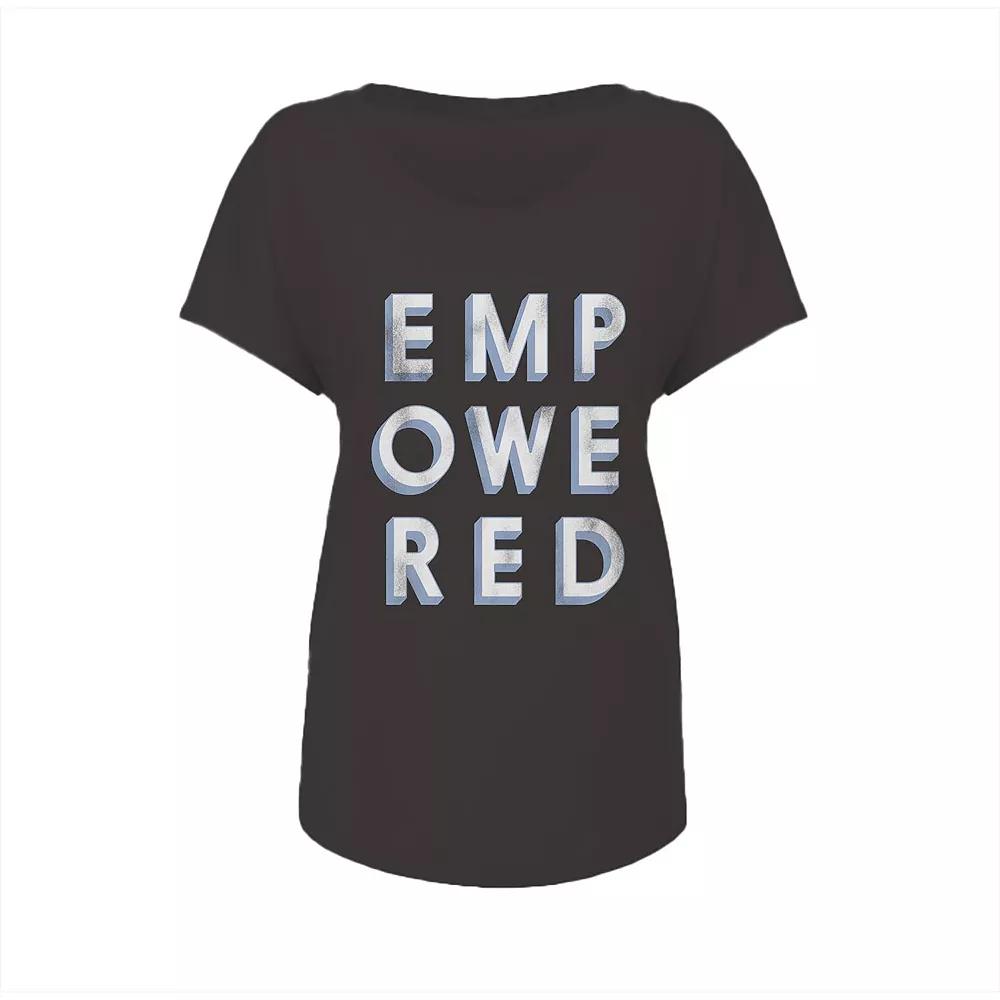 Junior's Grayson Threads Empower Text Graphic Tee, Women's,  Product Image