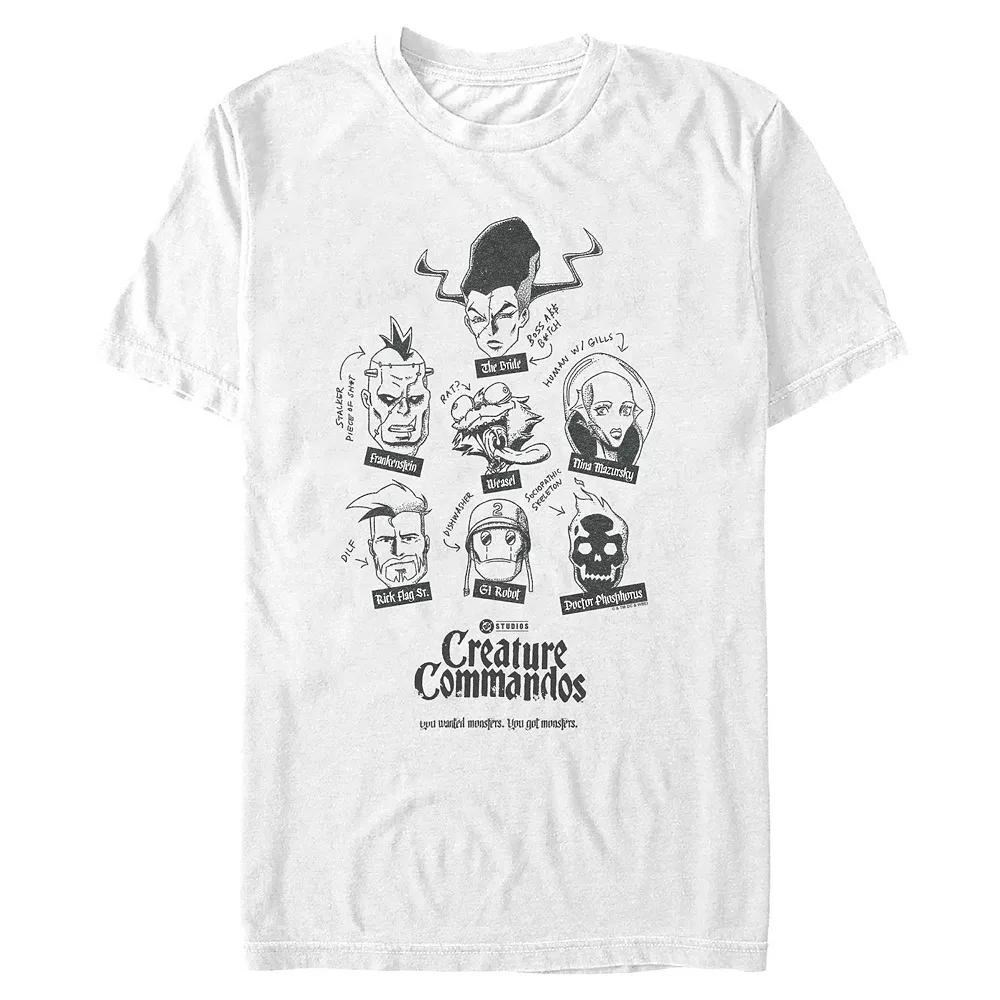 Big & Tall Creature Commandos You Got Monsters Graphic Tee, Men's,  Product Image