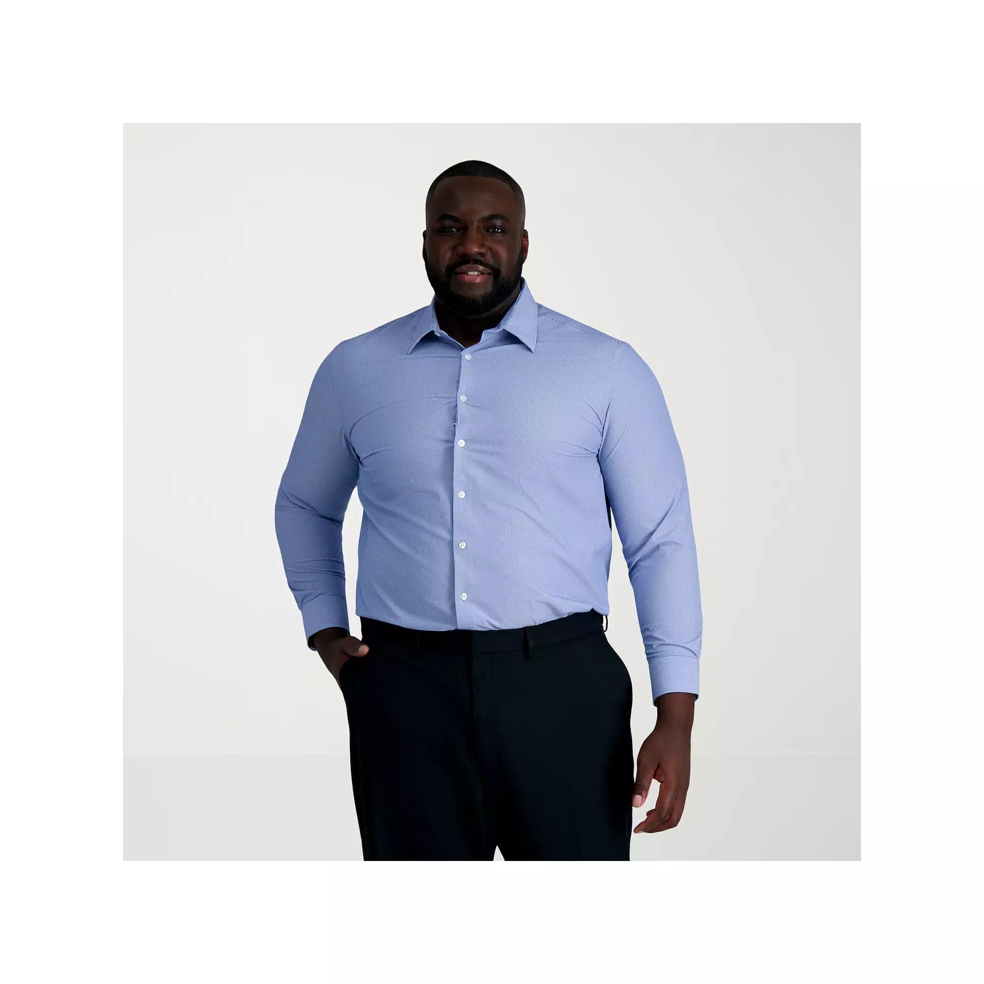 Big & Tall Haggar® Smart Wash® Classic Fit Solid Dress Shirt, Men's,  Product Image
