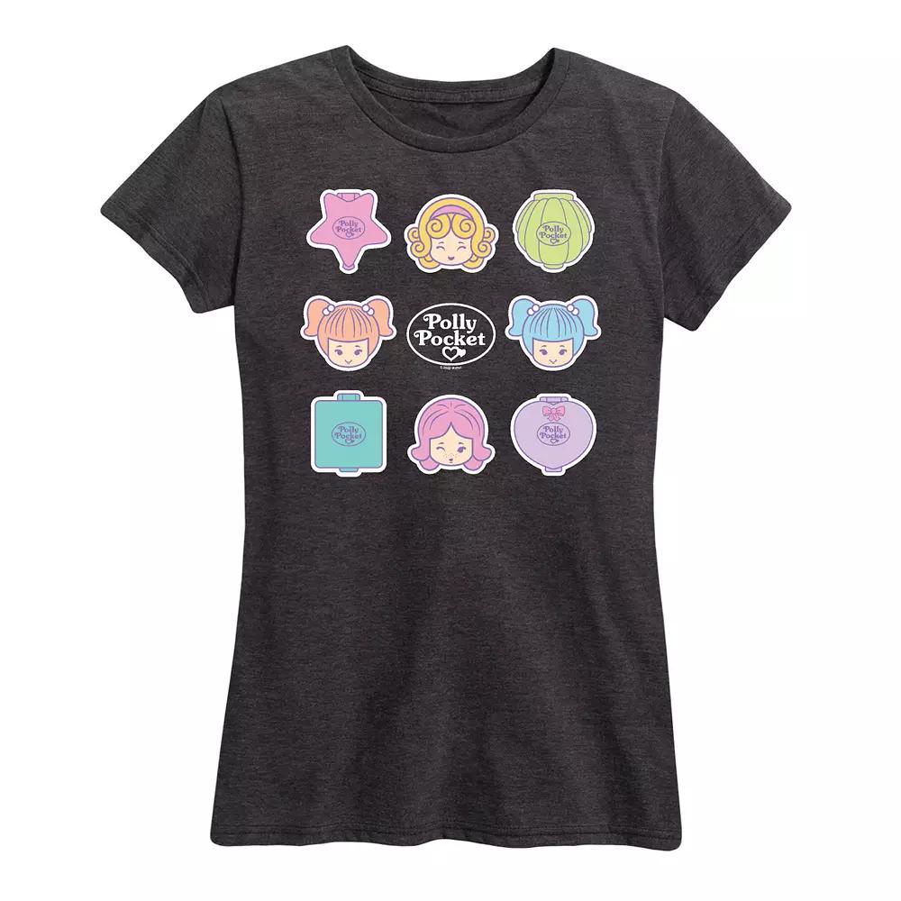 Women's Polly Pocket Grid Graphic Tee,  Product Image