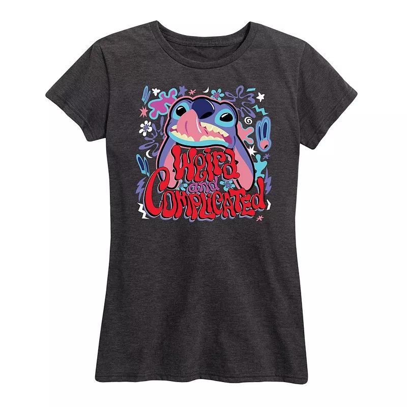 Disney's Lilo & Stitch Women's Weird Graphic Tee,  Product Image