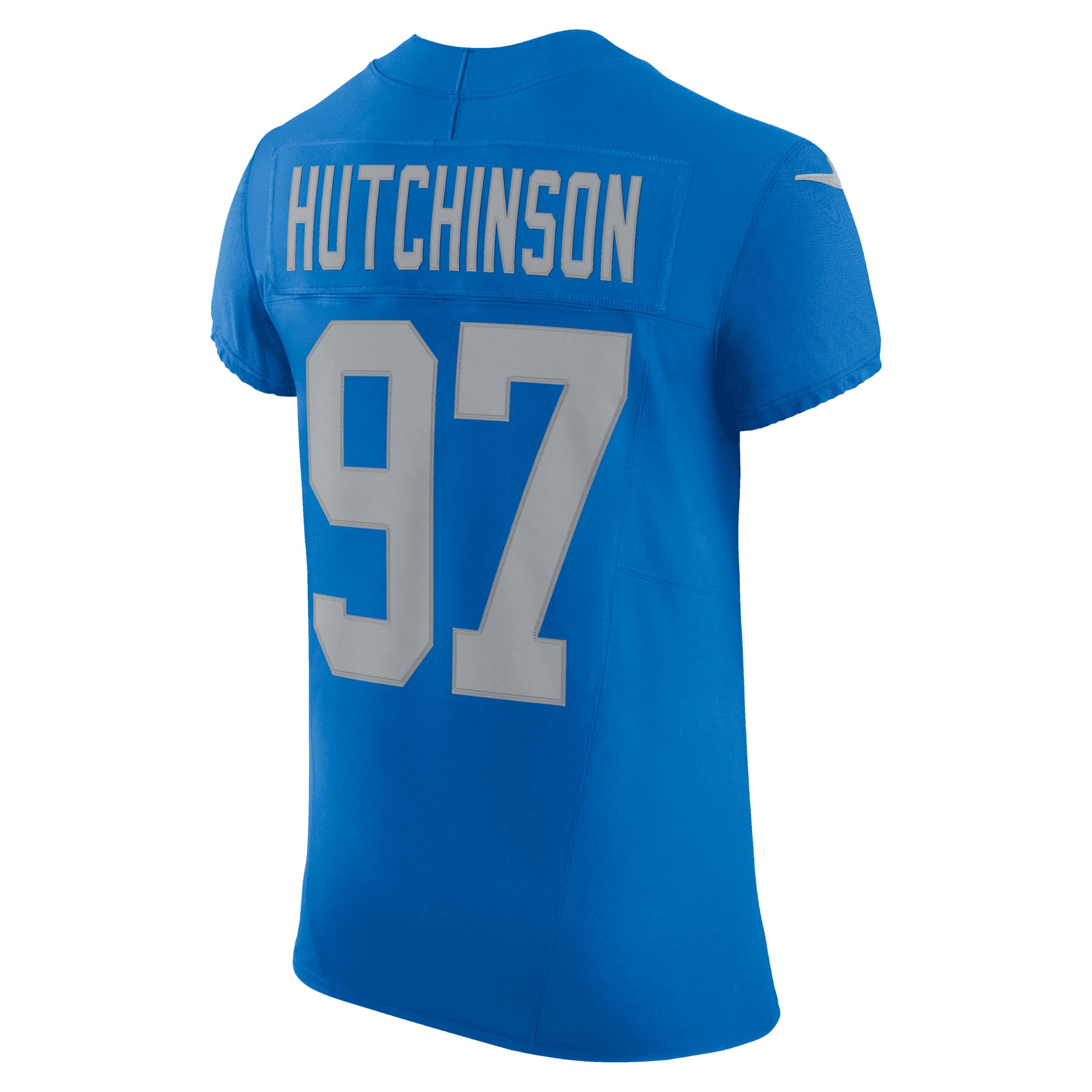 Aidan Hutchinson Detroit Lions Nike Mens Dri-FIT NFL Elite Football Jersey | 58NM0B9M9JF-DU0 Product Image