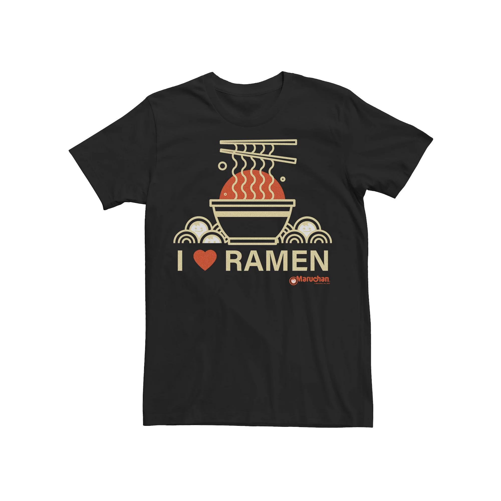 Men's Maruchan I Heart Ramen Bowl And Chopsticks Tee,  Product Image