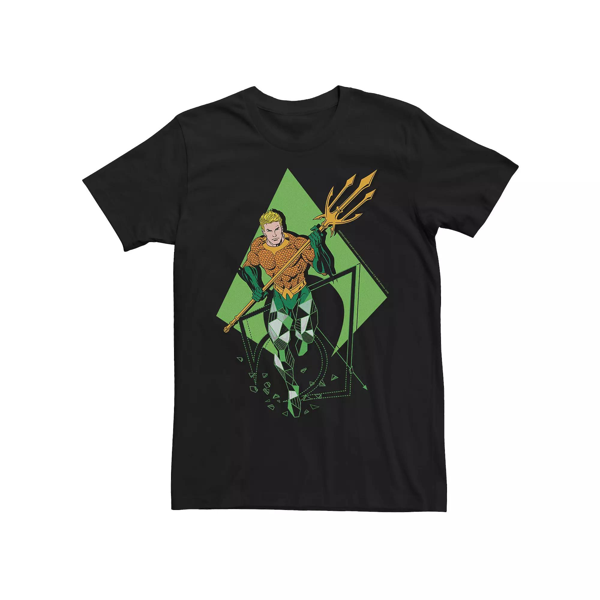 Men's Justice League Aquaman Portrait Tee,  Product Image