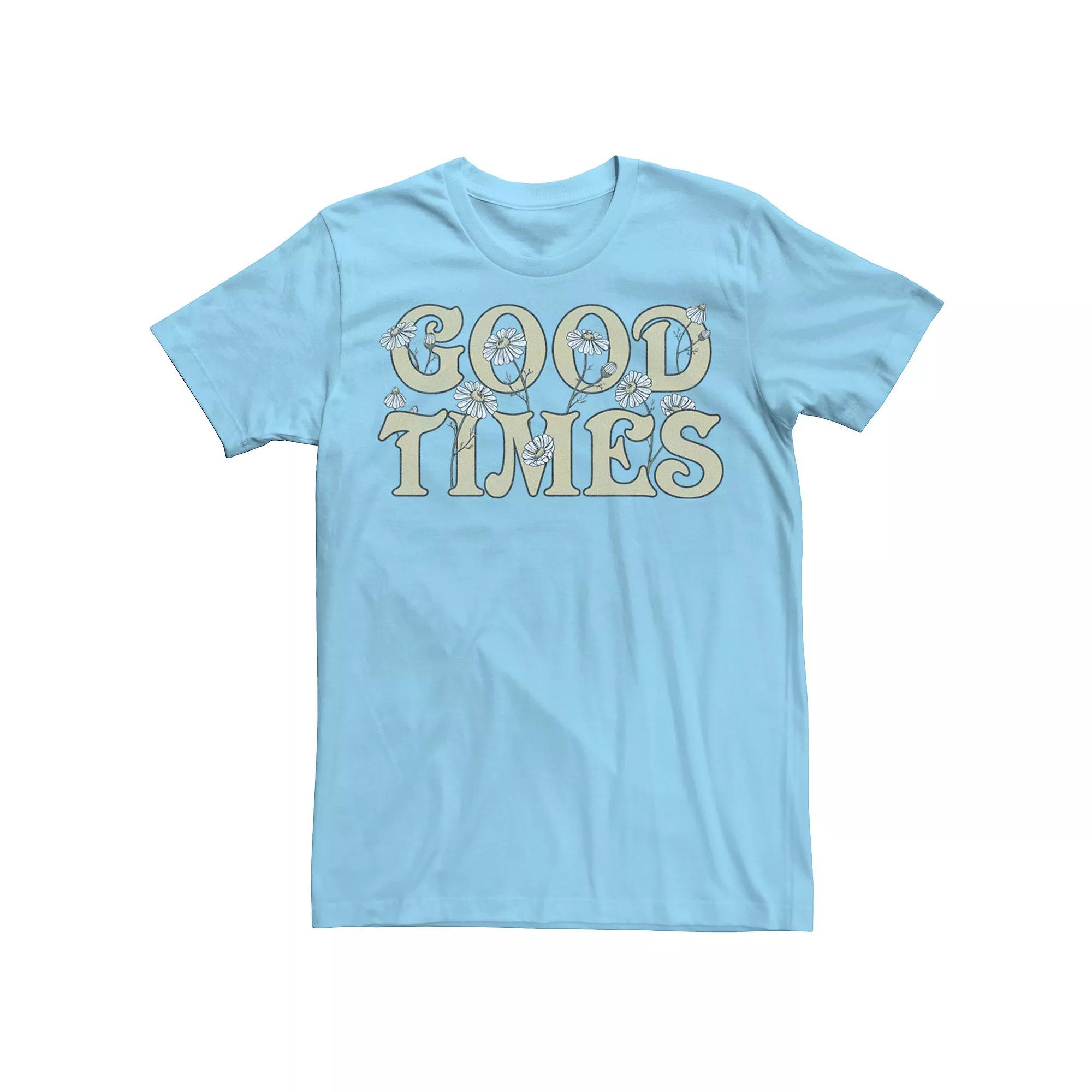 Men's Good Times Flower Fill Tee,  Product Image