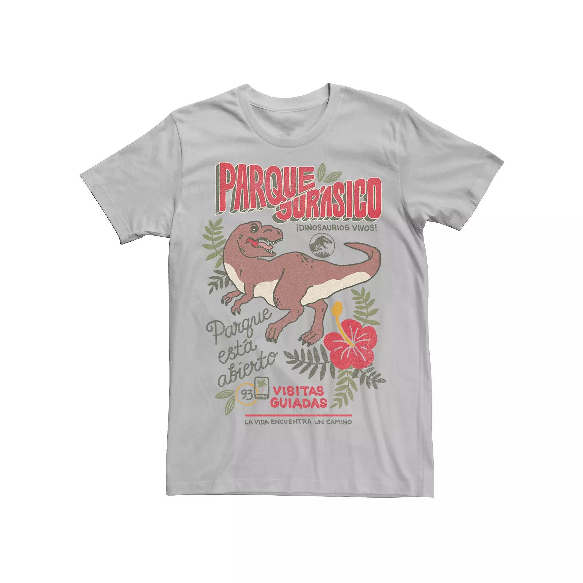 Men's Jurassic Park Spanish Opening Day Poster Tee,  Product Image