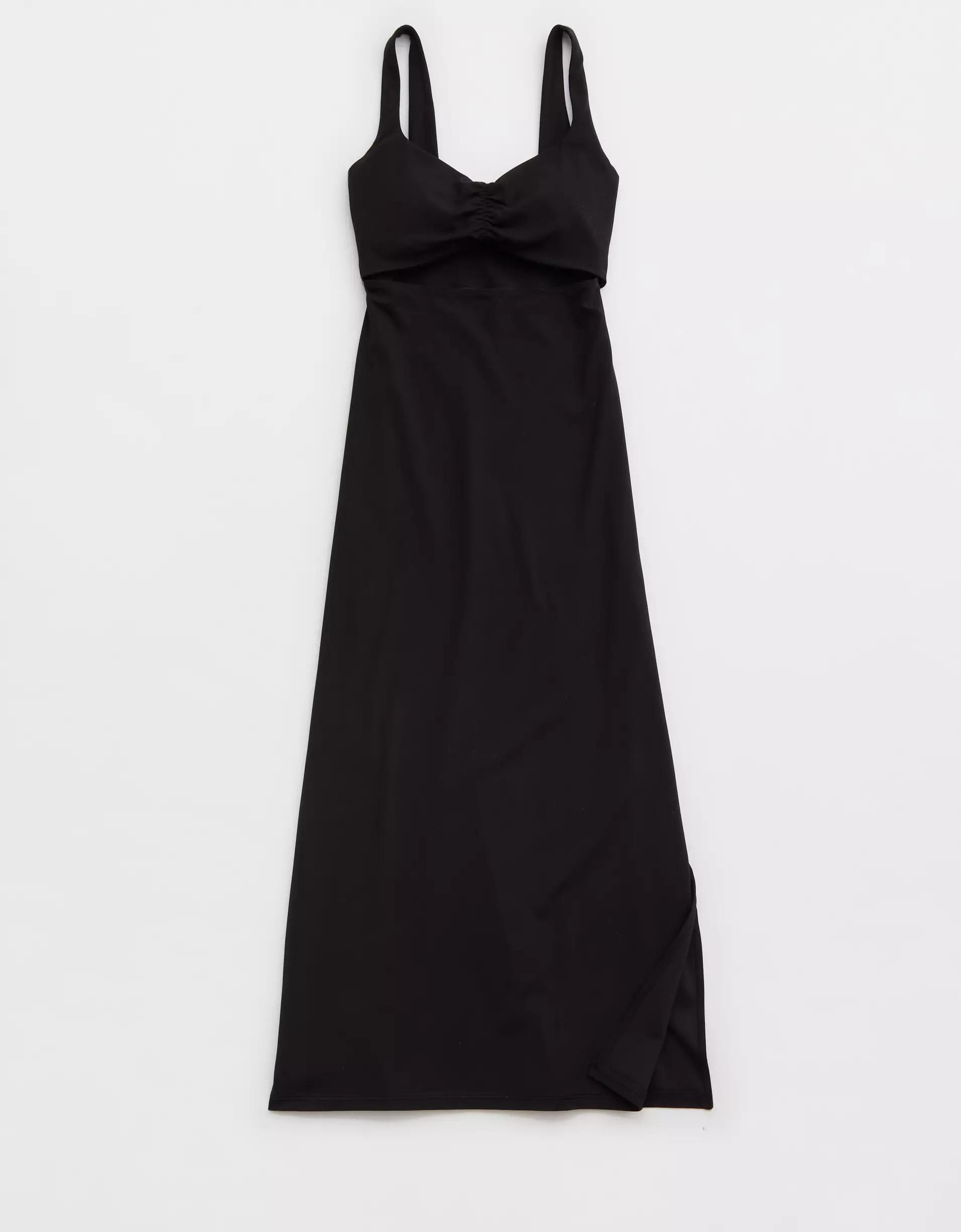 OFFLINE By Aerie Real Me XTRA Night Out Keyhole Midi Dress Product Image