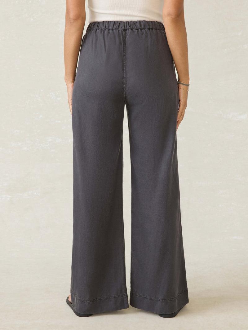 Topanga Drape Pant - Washed Black Product Image