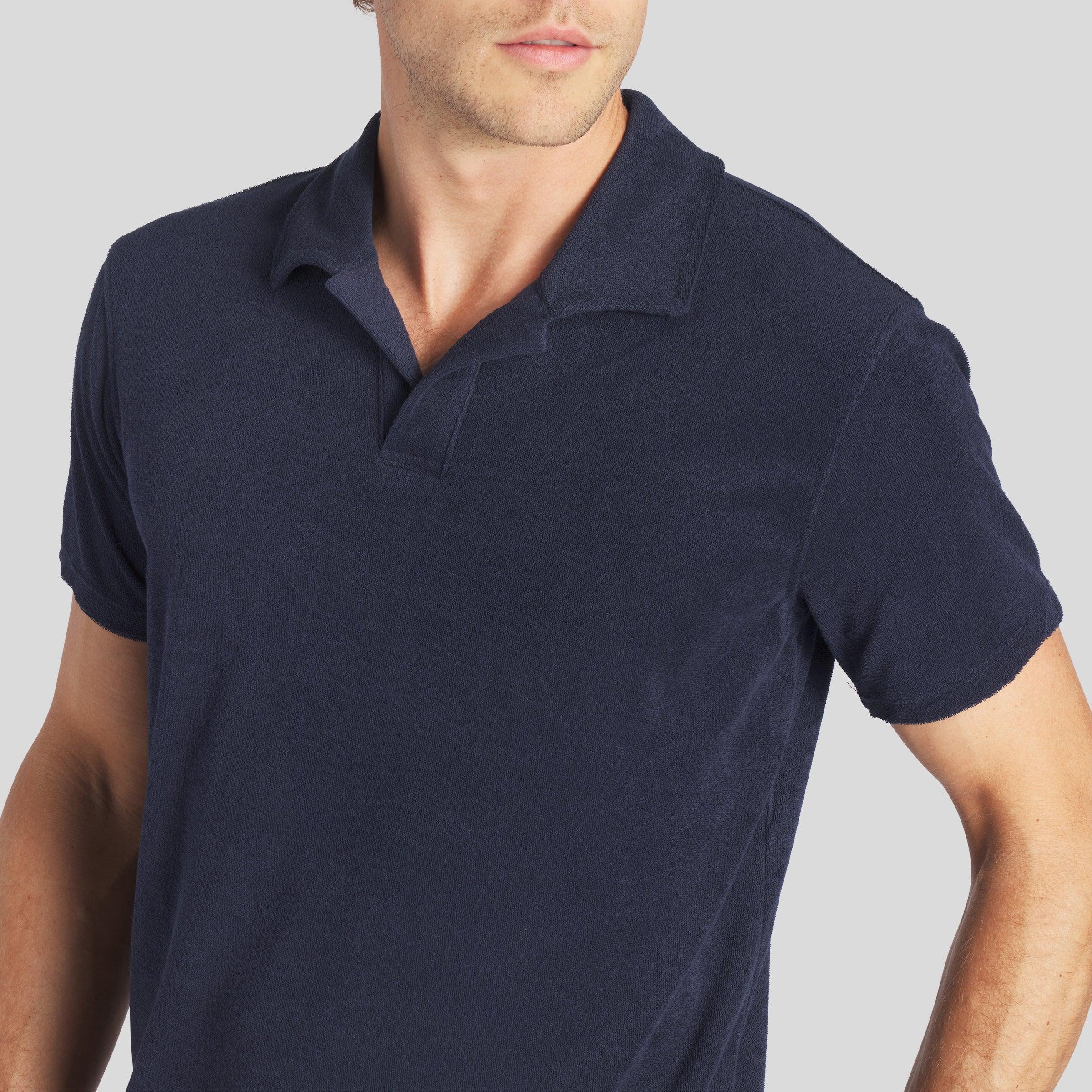 Riviera Terry Polo - Midnight Navy Product Image