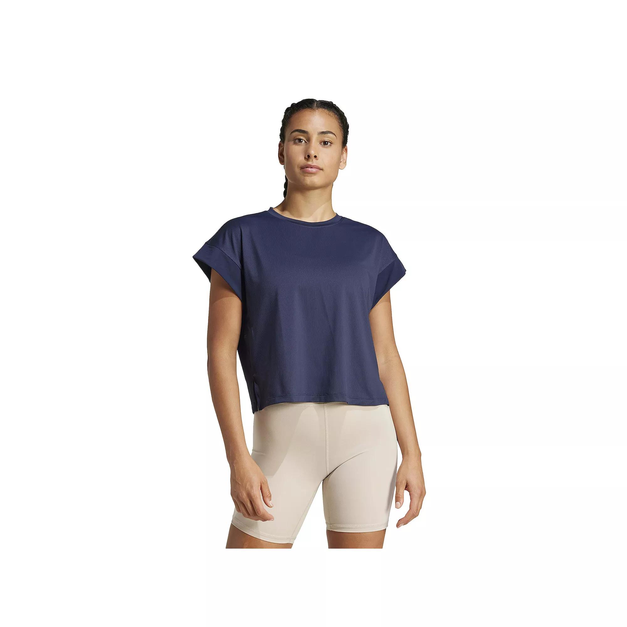 Women's adidas Cropped Studio Tee,  Product Image