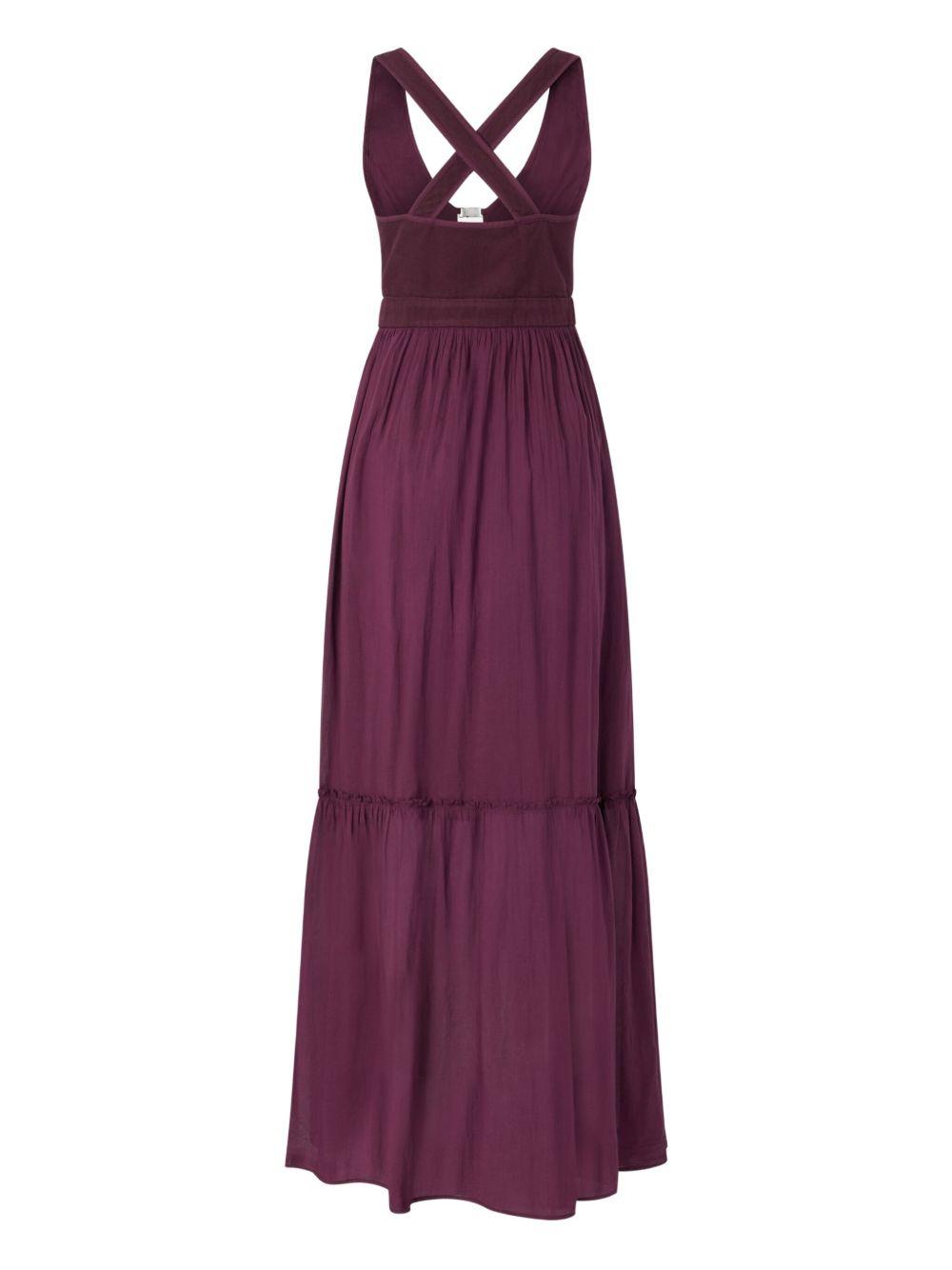 cross-back sleeveless maxi dress Product Image