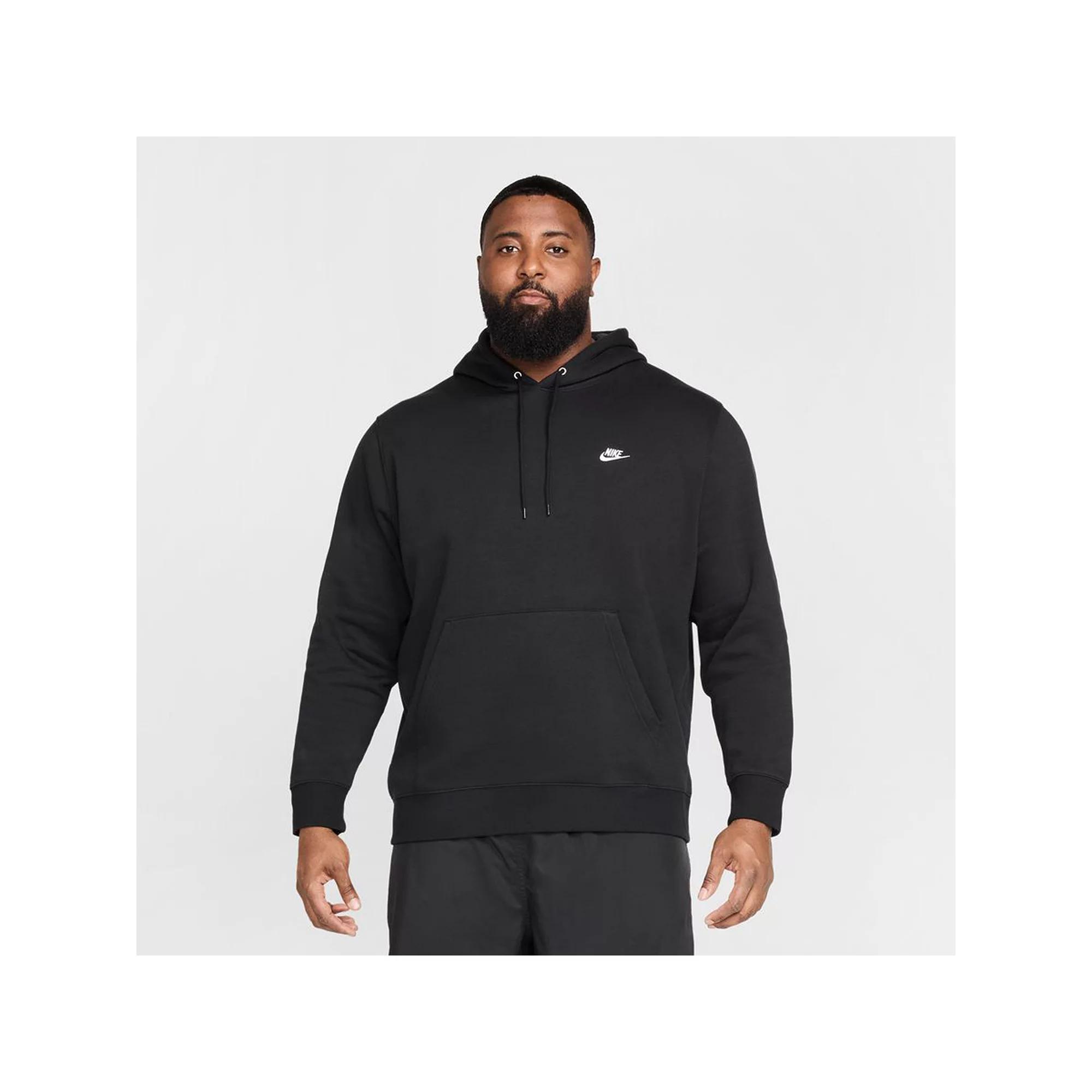 Big & Tall Nike Club Pull-Over Fleece Hoodie, Men's,  Product Image