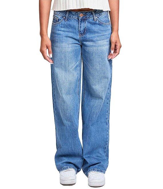 YMI Jeanswear Low Rise Wide Leg Jeans Product Image
