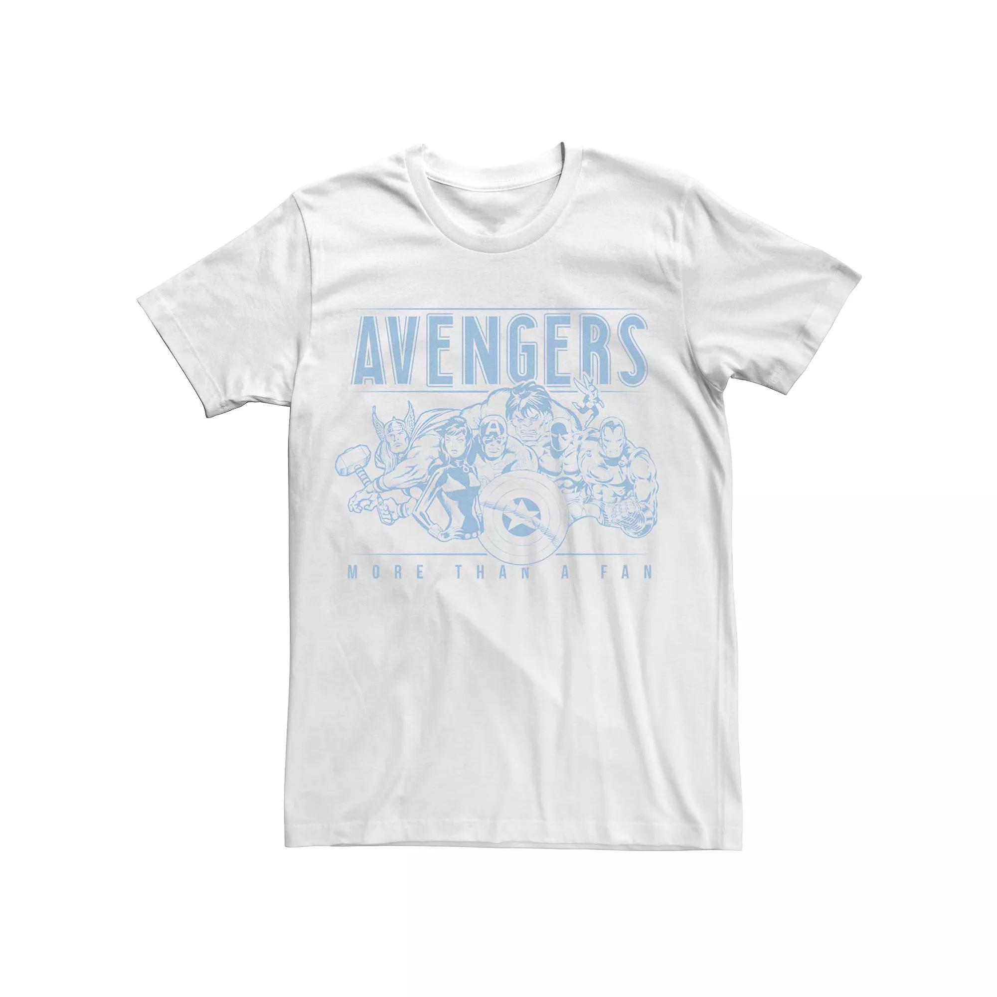 Men's Marvel's The Avengers More Than A Fan Retro Group Tee,  Product Image