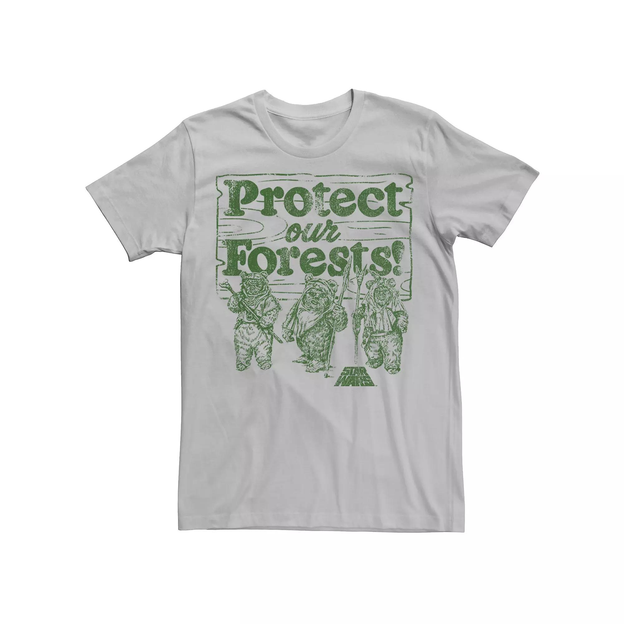 Men's Star Wars Ewoks Protect Our Forests Camp Tee,  Product Image