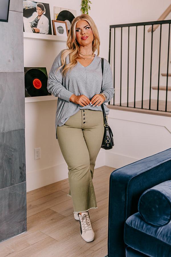 The McKenzie High Waist Jean In Sage Product Image