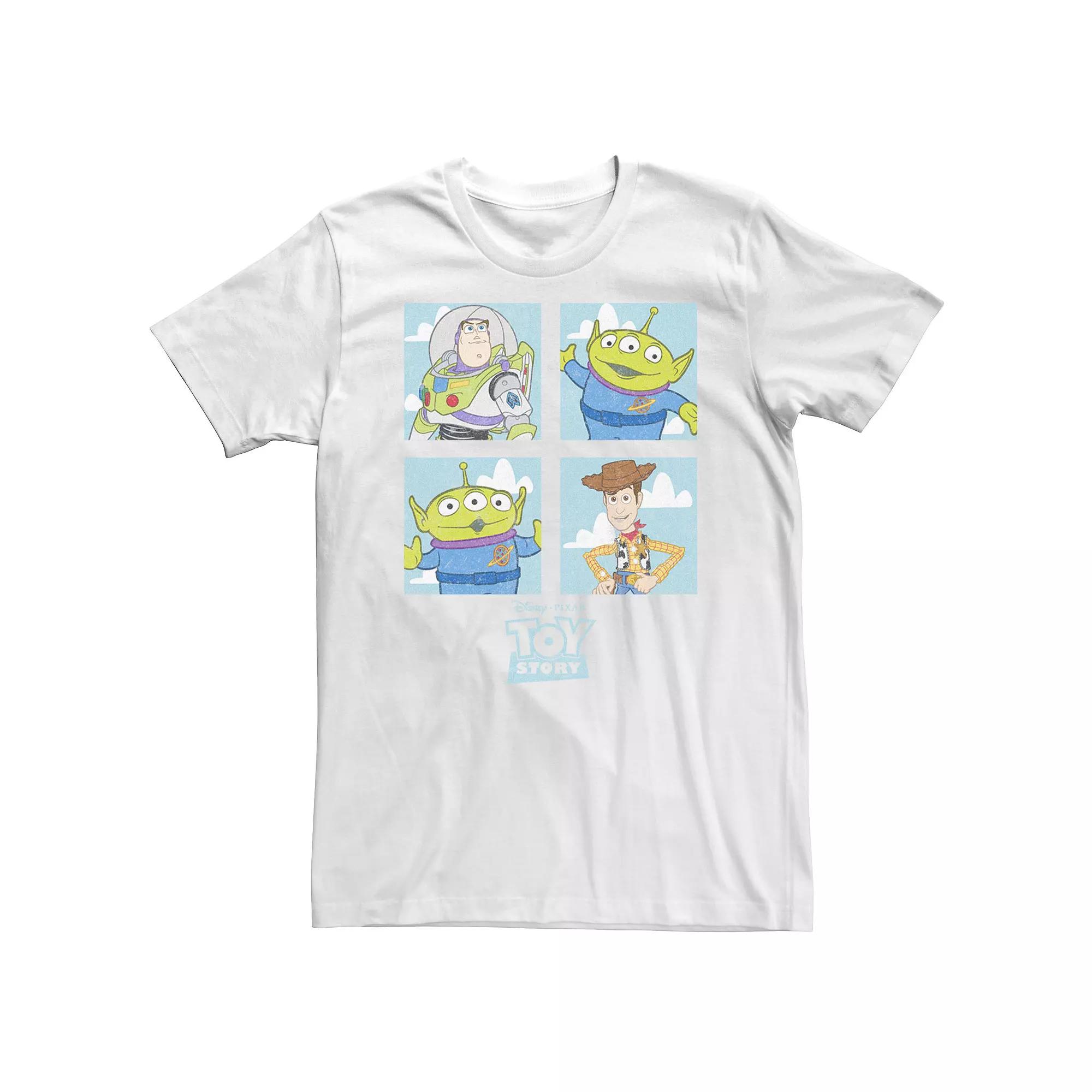 Big & Tall Disney / Pixar Toy Story Character Box Tee, Men's,  Product Image