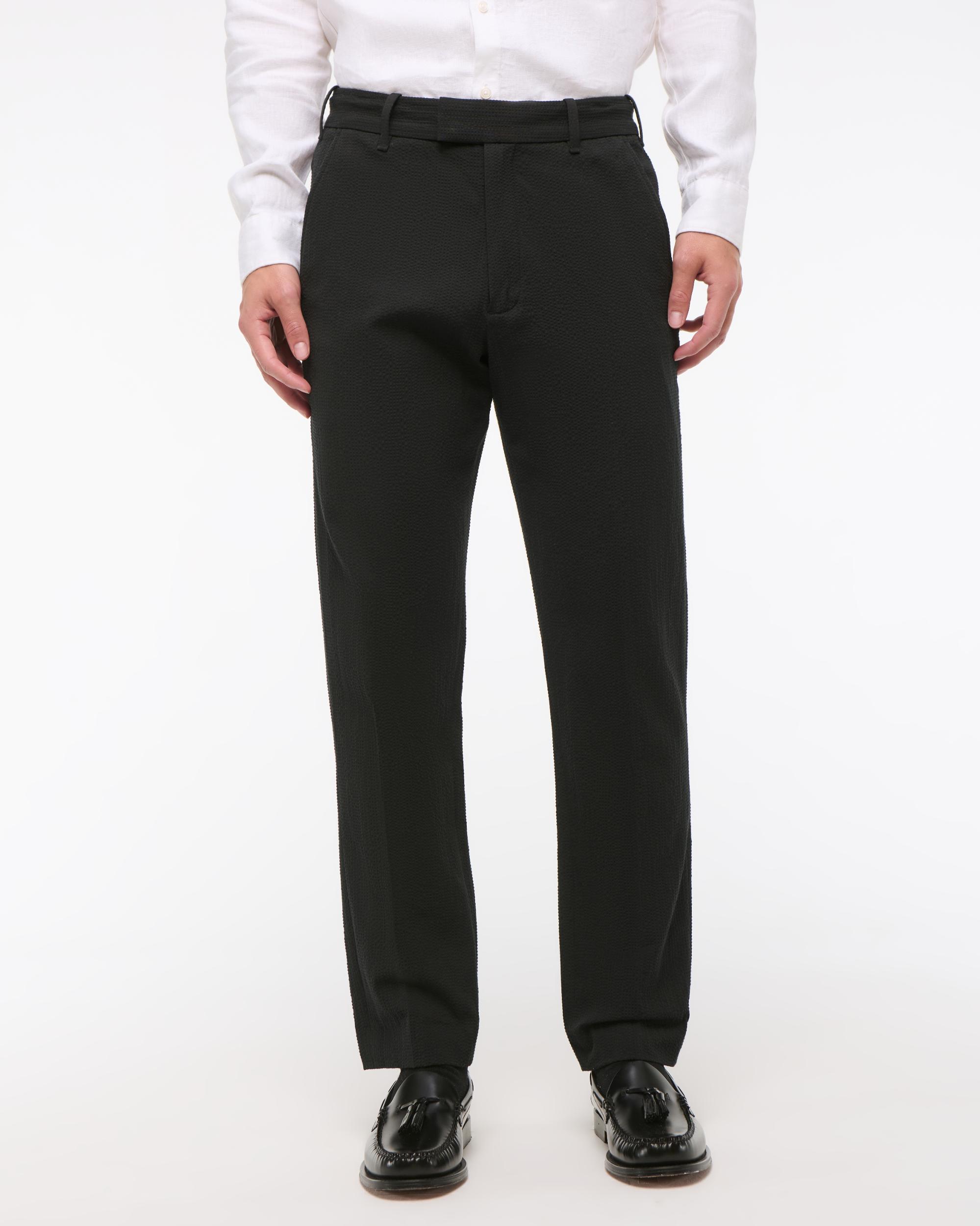 The A&F Collins Slim Seersucker Suit Pant Product Image