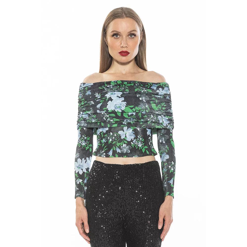 Women's ALEXIA ADMOR Hannah Off The Shoulder Long Sleeve Knit Top,  Product Image