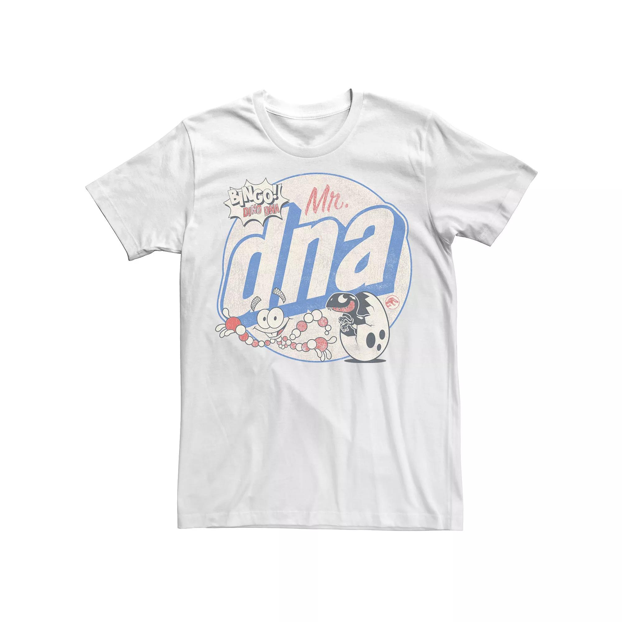 Men's Jurassic World Mr. DNA Bingo Old School Tee,  Product Image