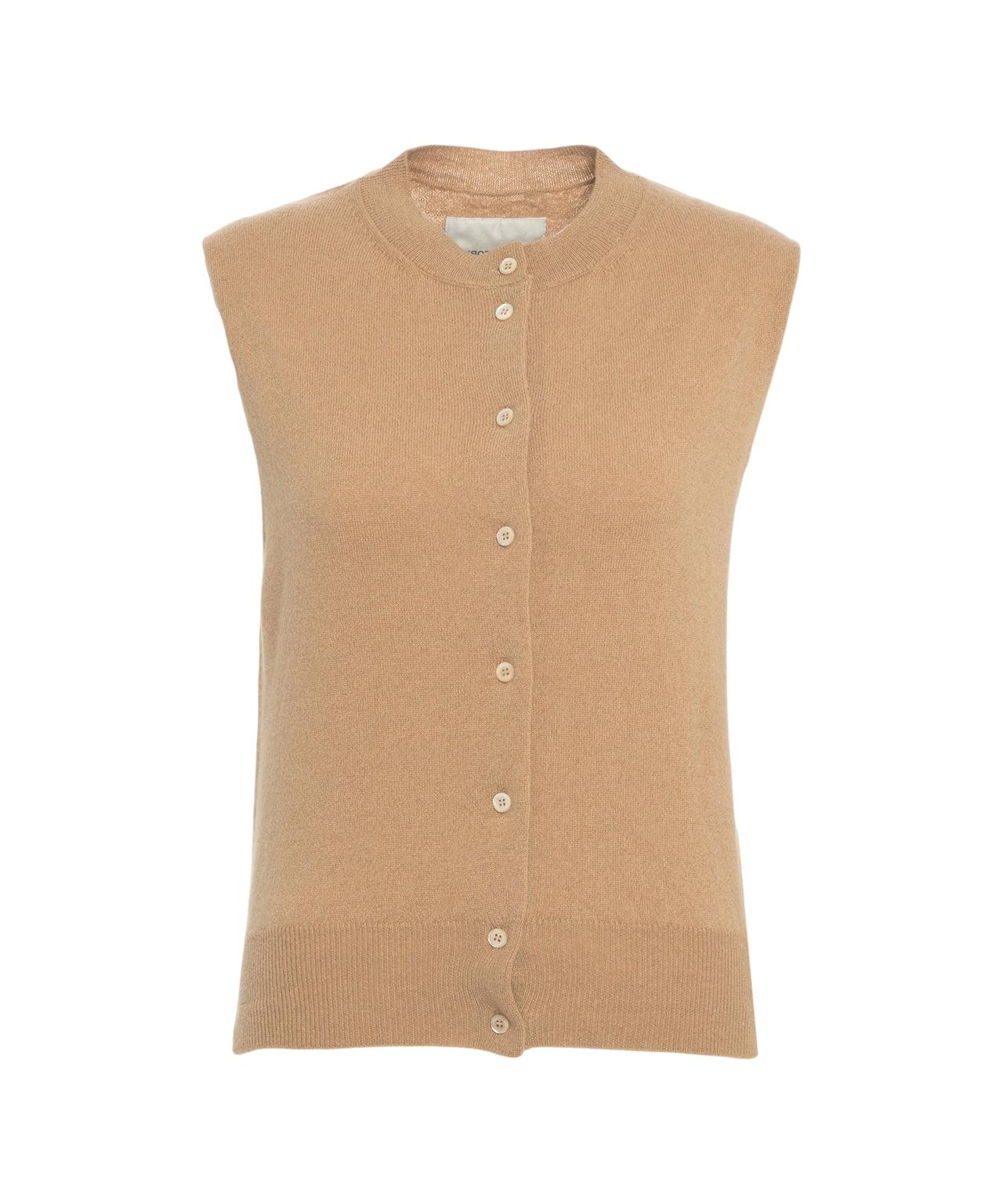 Knit vest with button closure Product Image