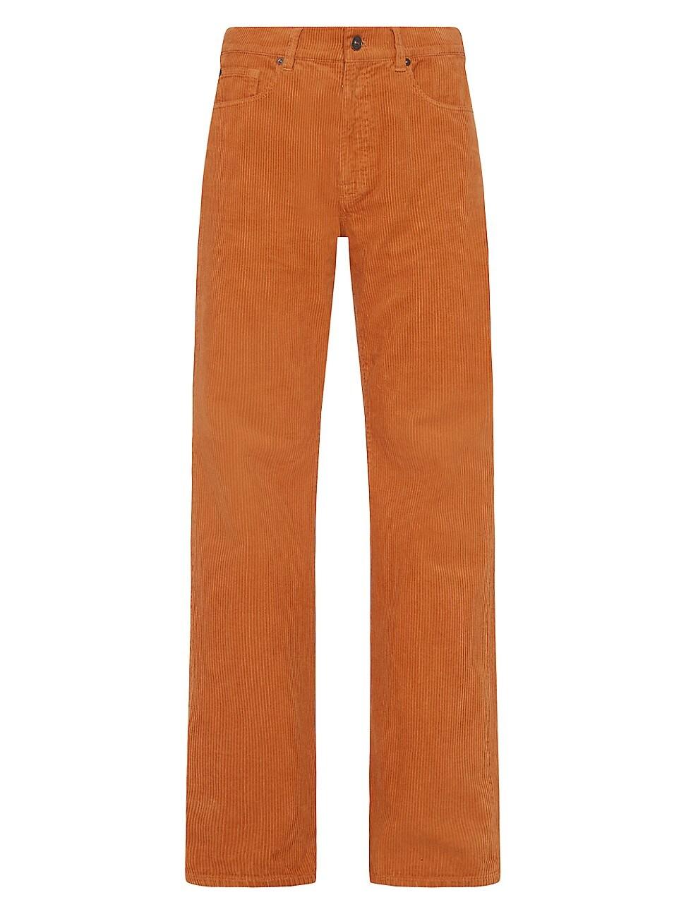 Womens Tess Corduroy Straight-Leg Pants Product Image